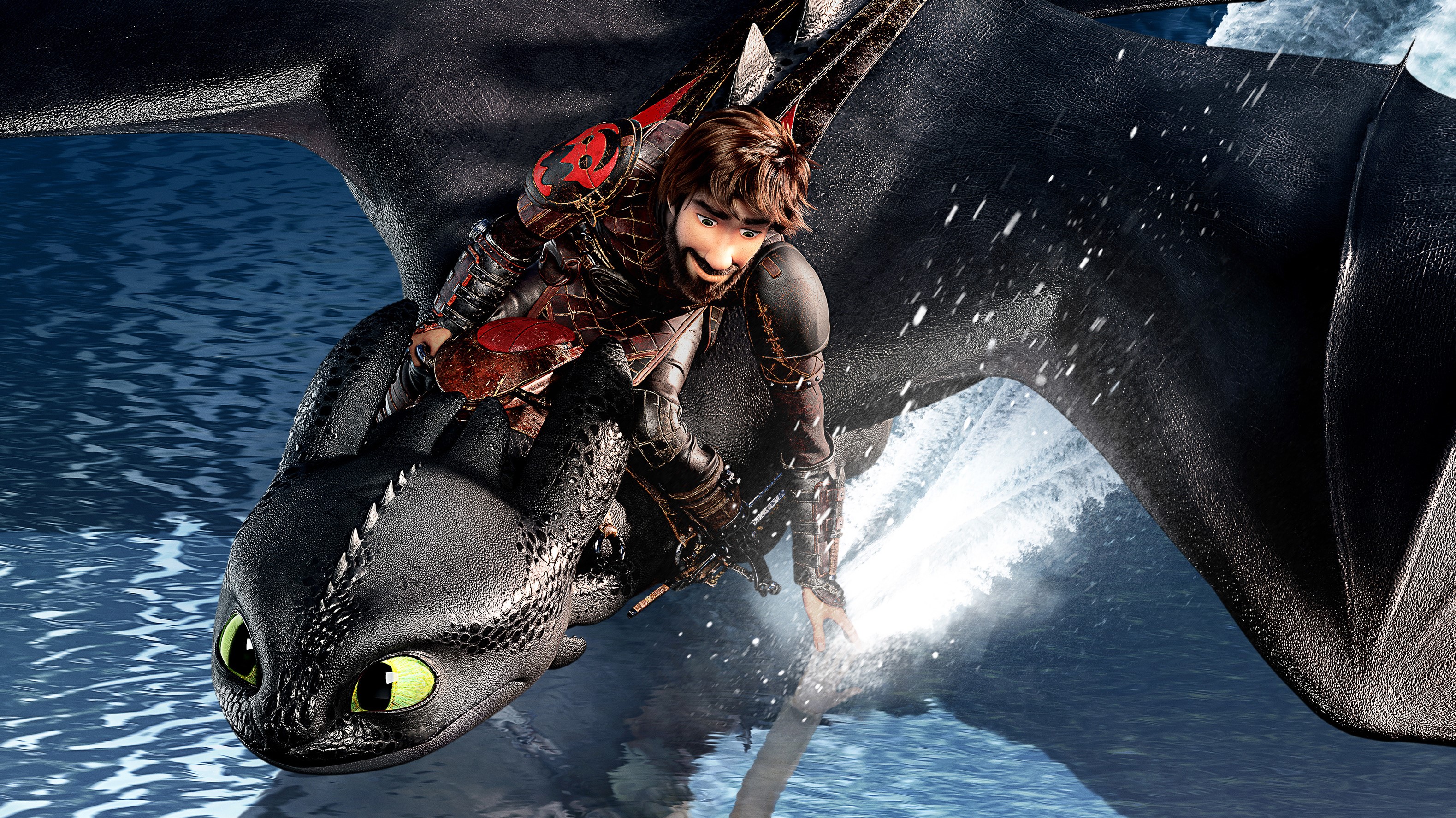 how to train your dragon the hidden world, how to train your dragon 3, how to train your dragon, movies, 2019 movies, animated movies, hd, dragon, 4k, night fury, HD Wallpaper
