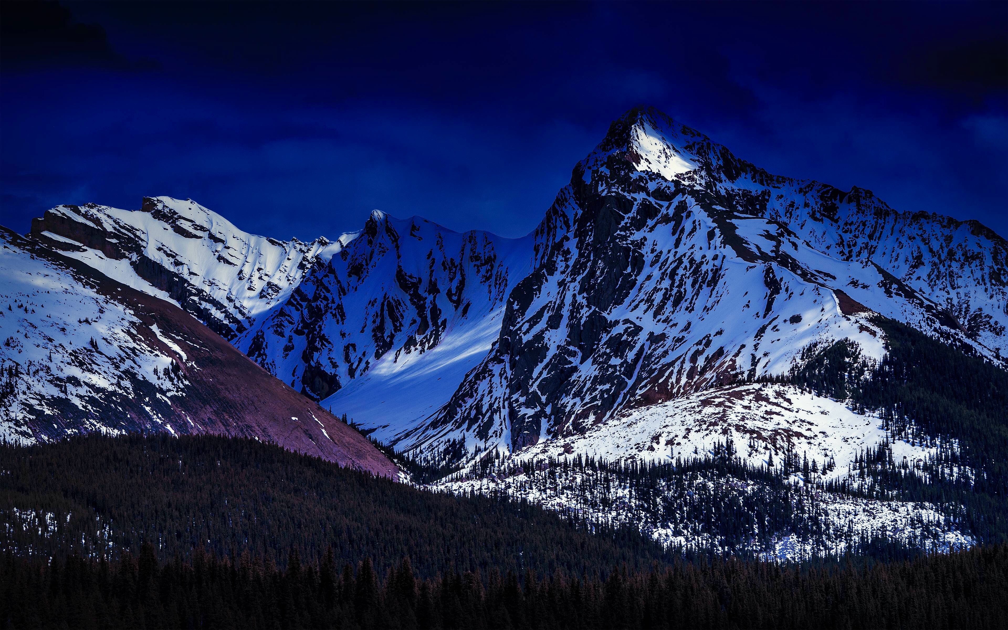 landscape, snow, mountains, nature, hd, 4k, HD Wallpaper