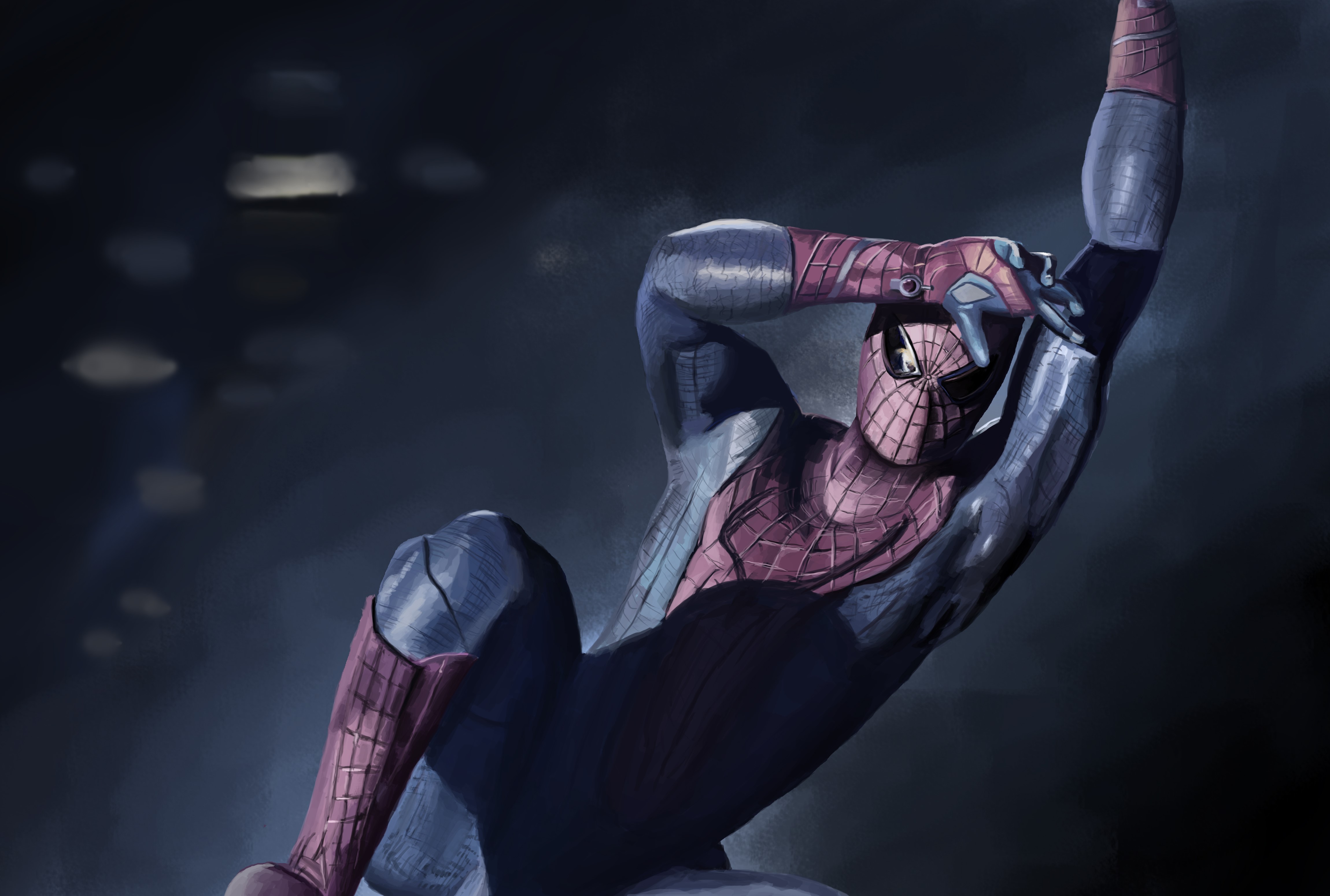 spiderman, 4k, artwork, hd, artist, superheroes, HD Wallpaper