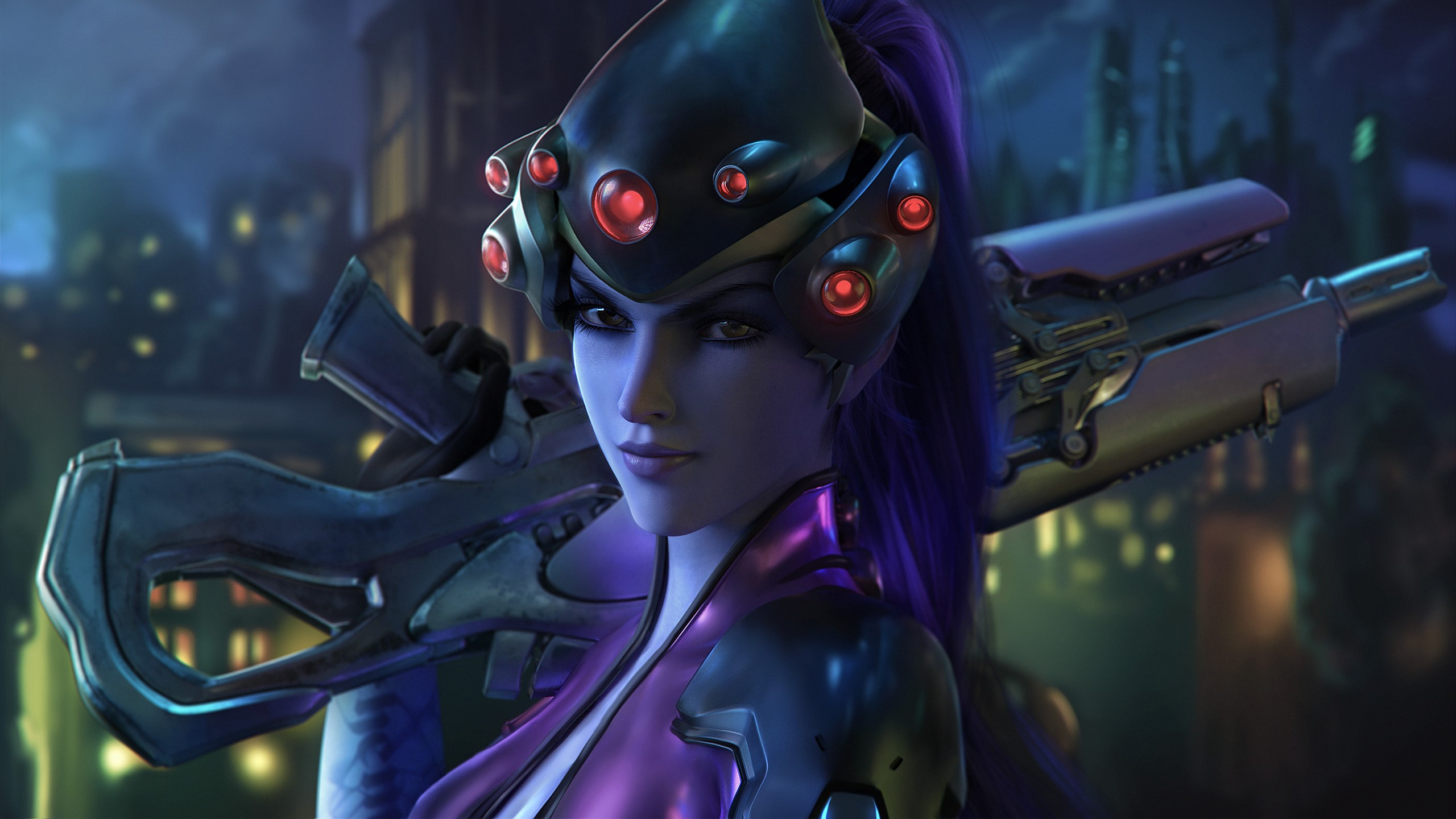 widowmaker, overwatch, games, hd, artwork, digital art, artist, fantasy girls, HD Wallpaper