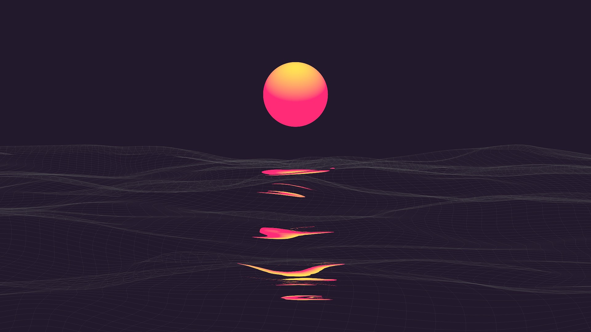 retrowave, city, artistic, artist, hd, sunset, digital art, HD Wallpaper