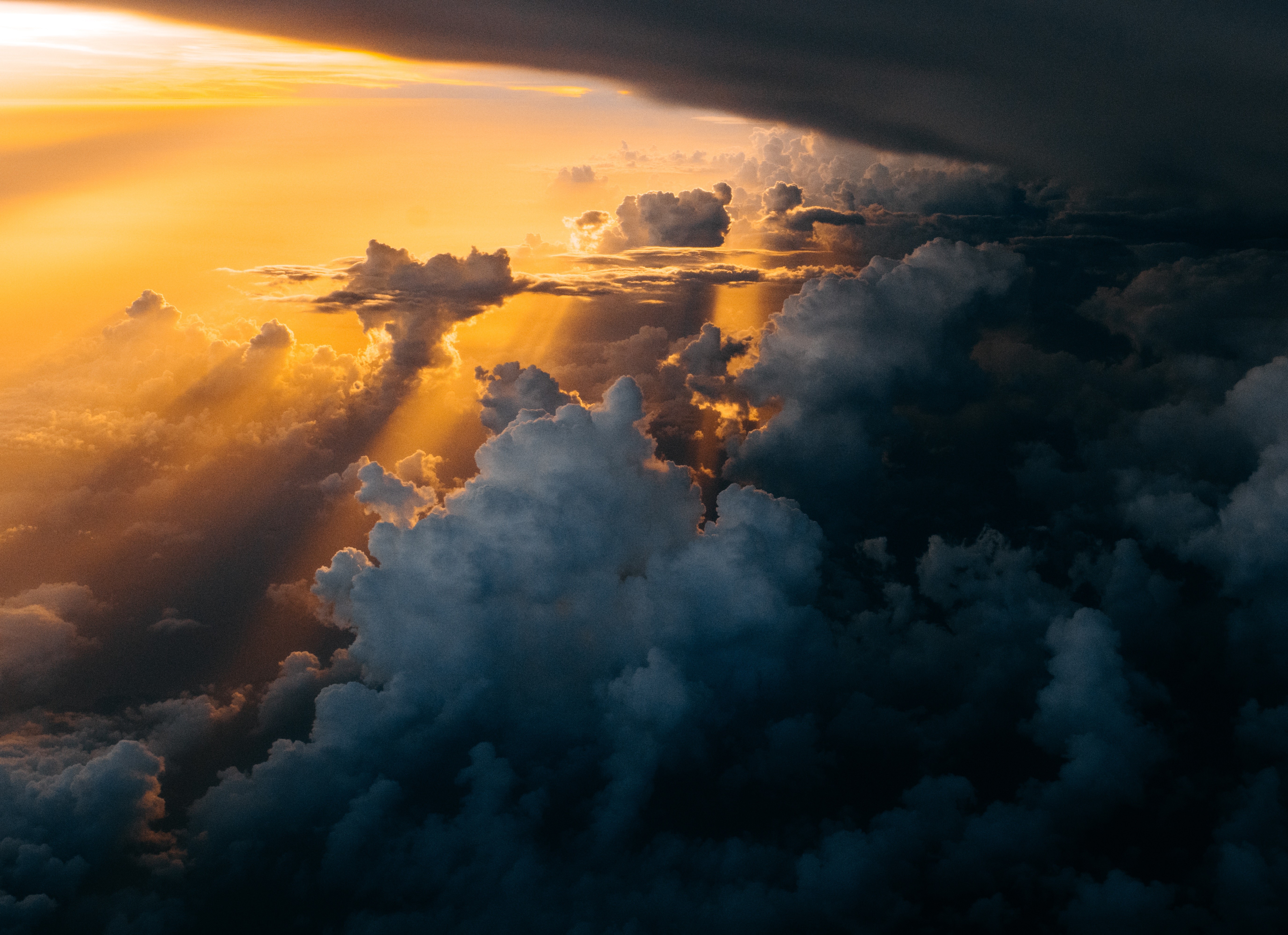 clouds, sunlight, sky, nature, hd, 4k, 5k, HD Wallpaper