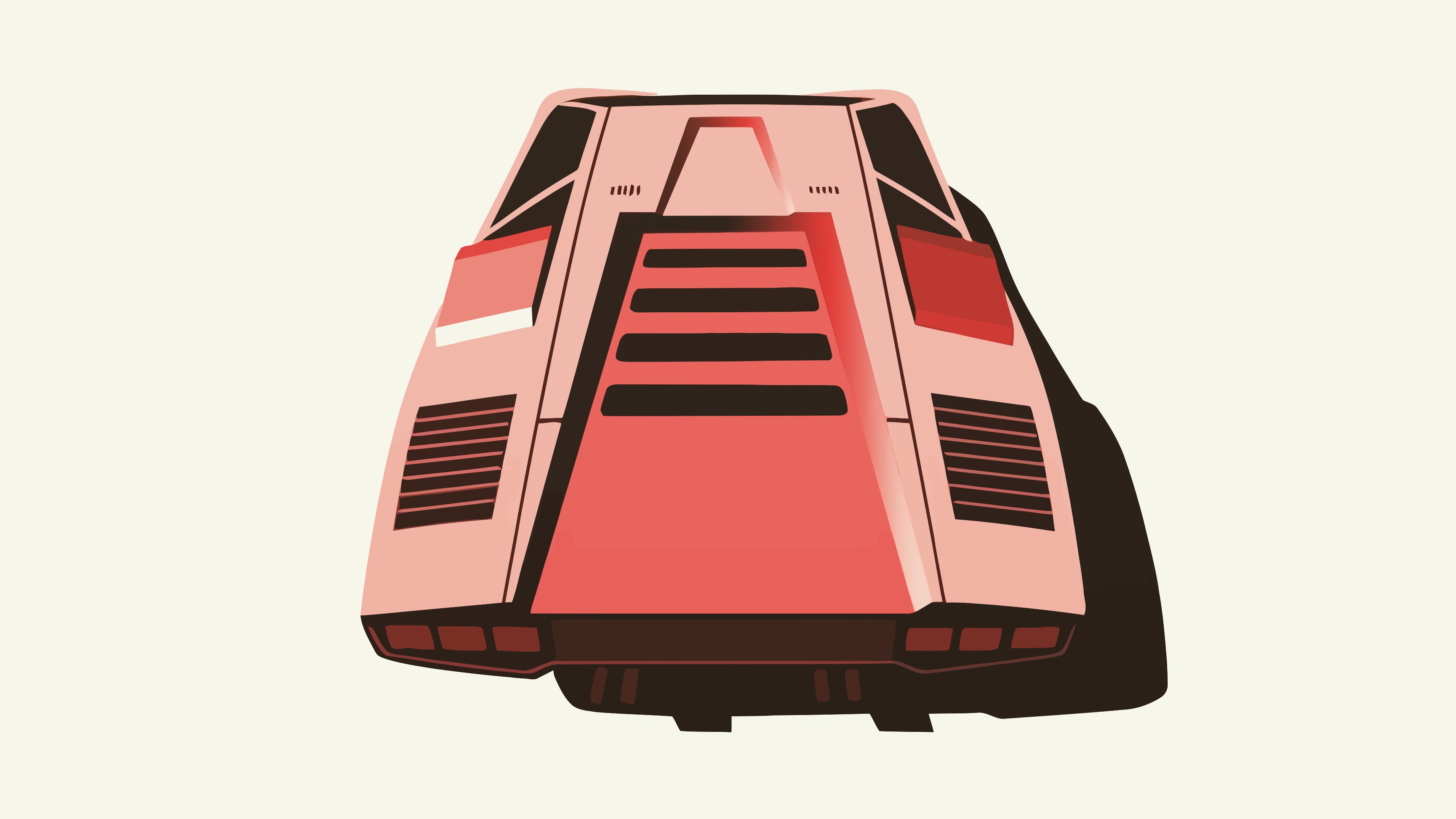 lamborghini, minimalism, minimalist, hd, 4k, digital art, HD Wallpaper