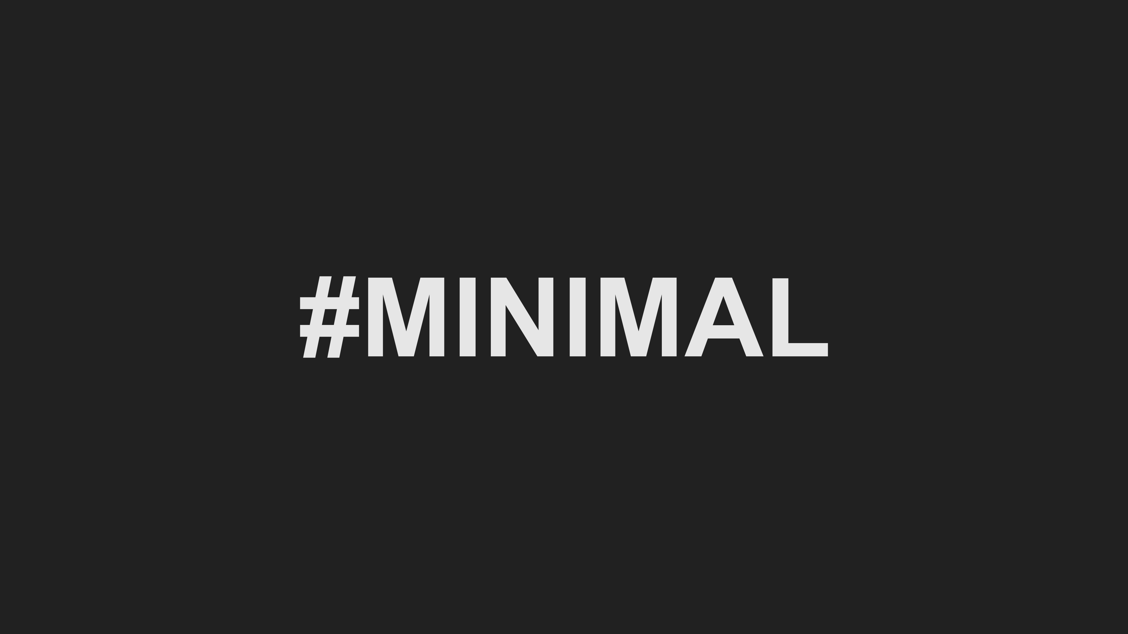 minimalism, minimalist, typography, hd, 4k, HD Wallpaper