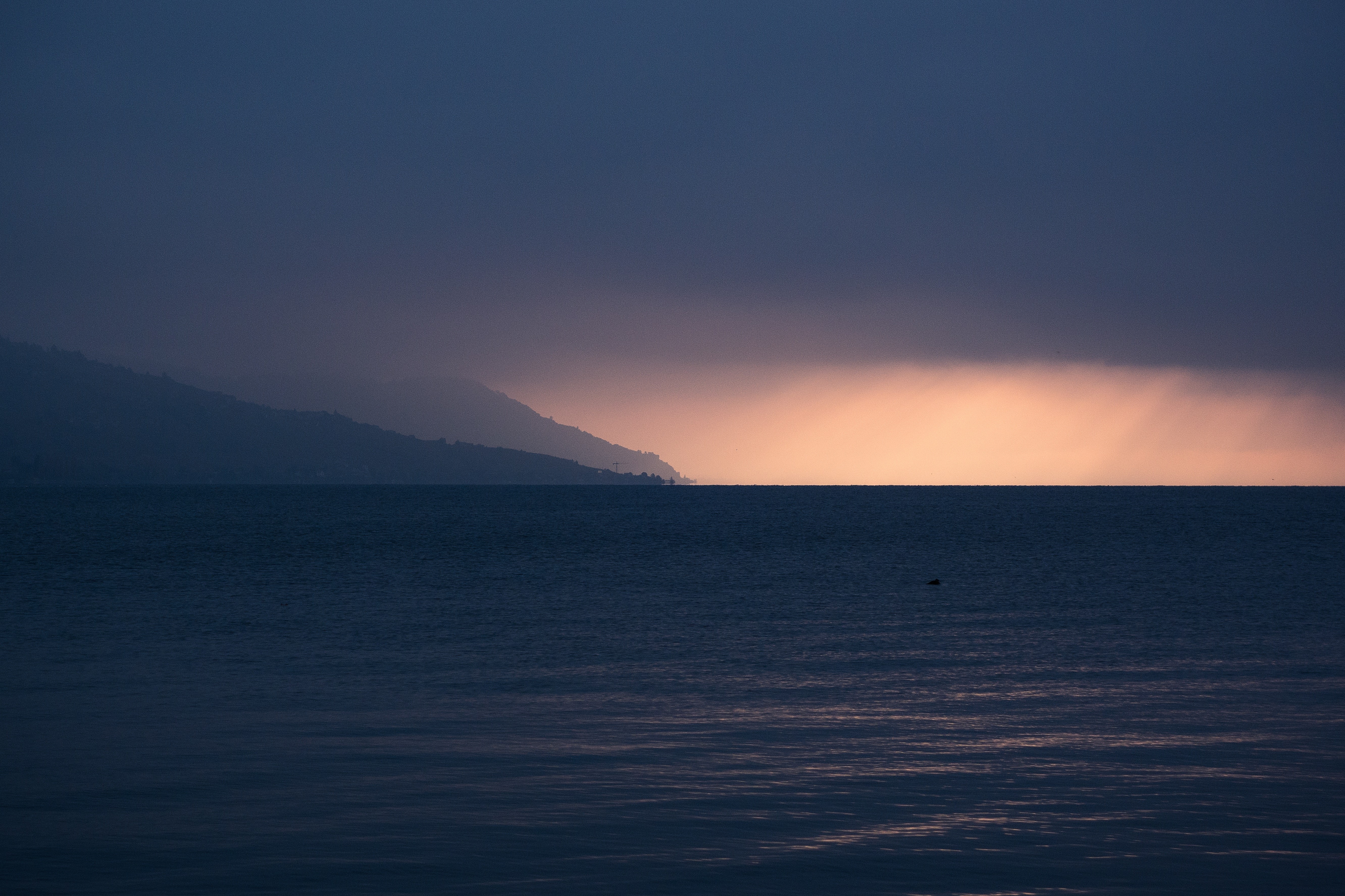 sea, ocean, horizon, clouds, nature, hd, 4k, 5k, HD Wallpaper