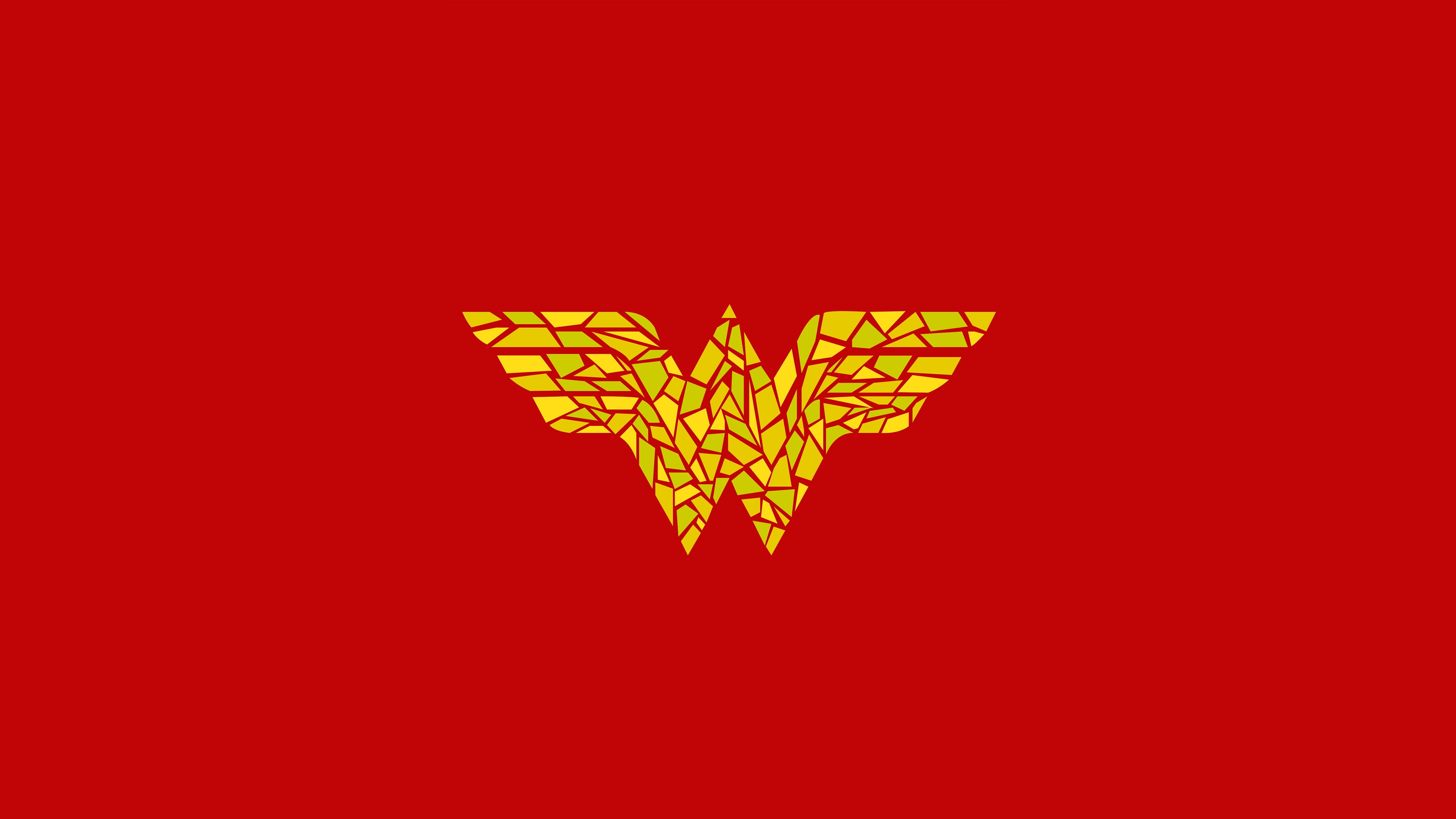 wonder woman, logo, artwork, hd, 4k, 5k, artist, deviantart, digital art, HD Wallpaper
