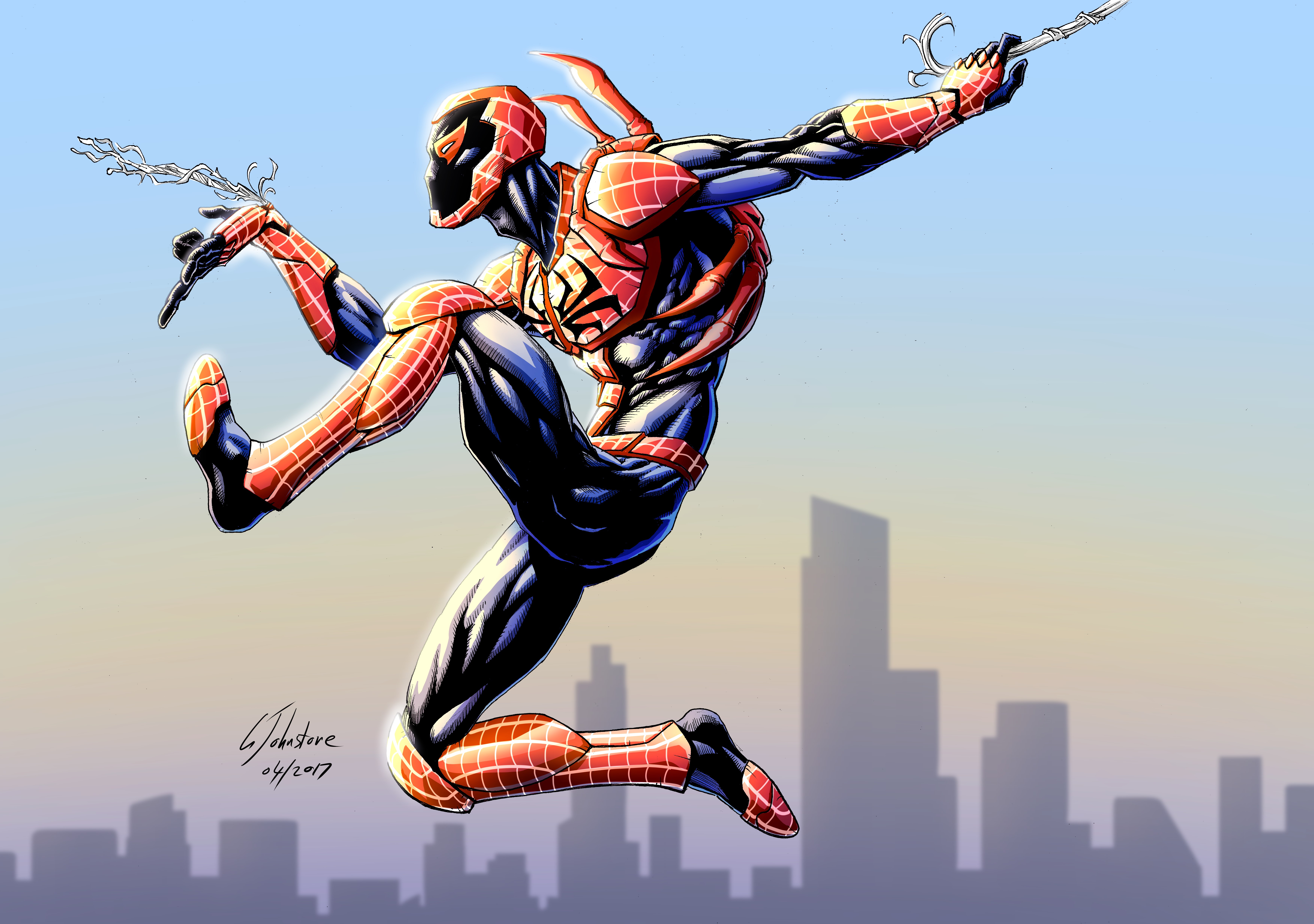 spiderman, hd, 4k, 5k, 8k, artist, artwork, deviantart, digital art, HD Wallpaper