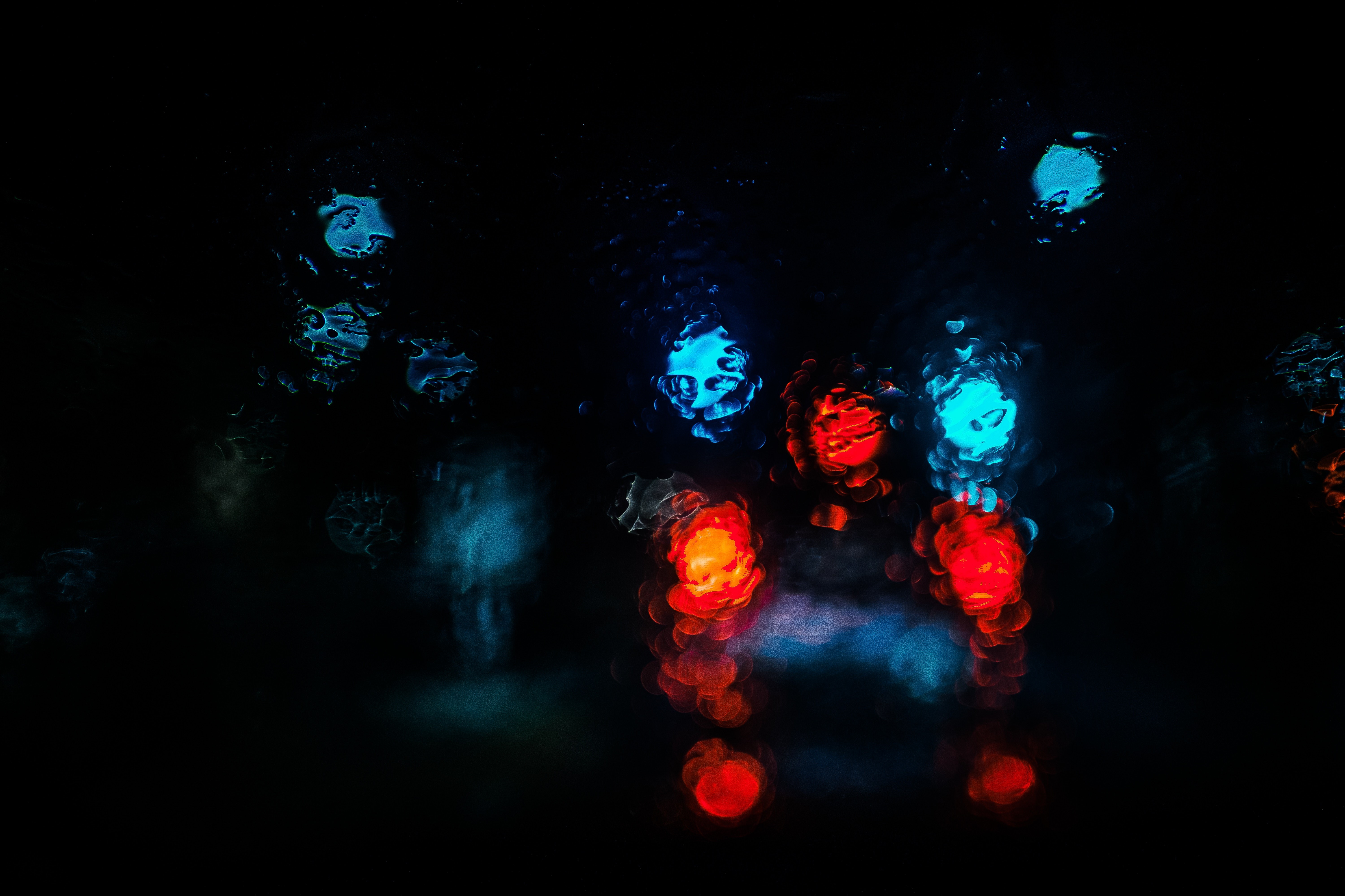 bokeh effect, photography, hd, 4k, rain, 5k, HD Wallpaper
