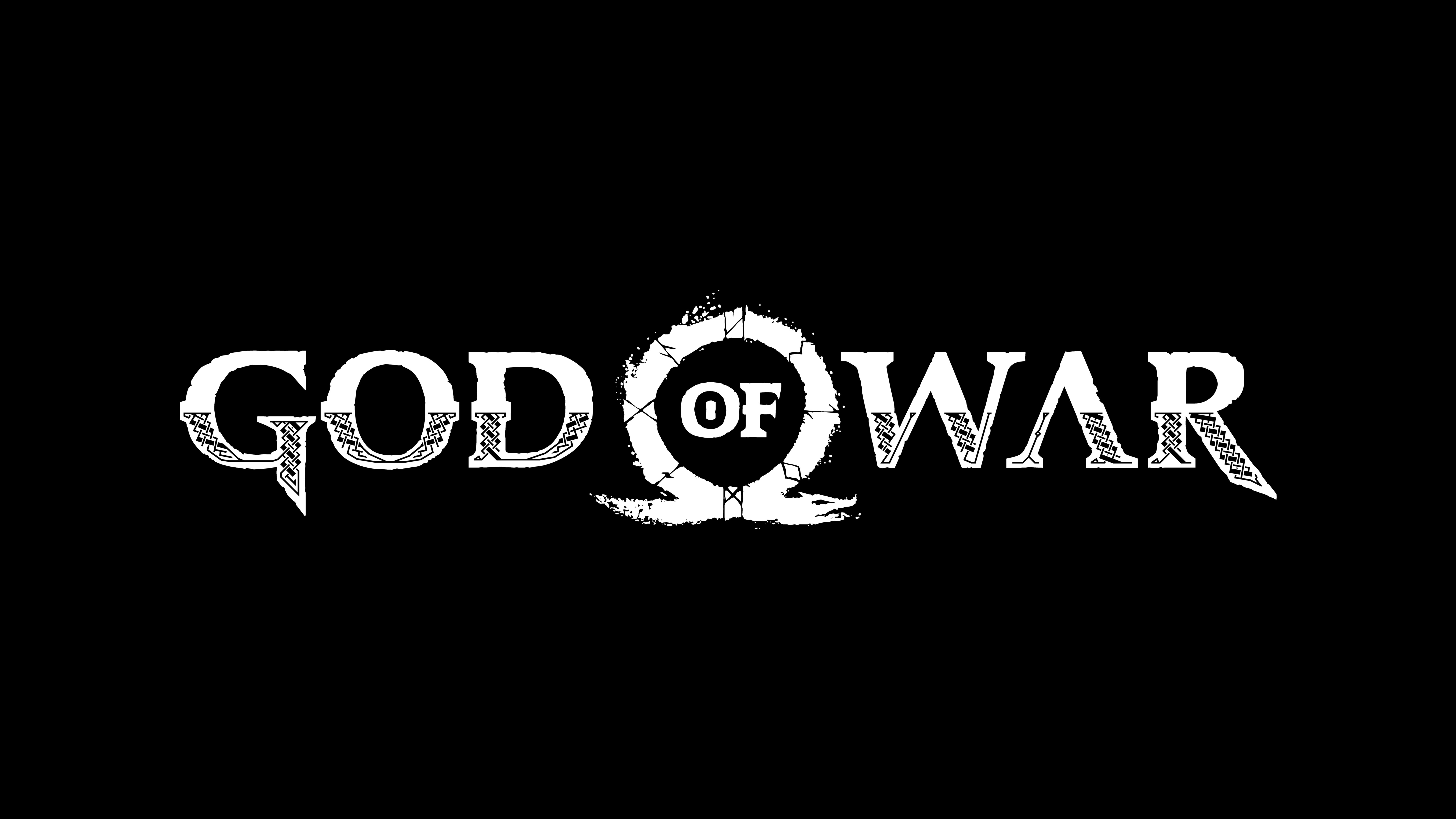 god of war 4, god of war, 2018 games, games, ps games, hd, 4k, logo, HD Wallpaper