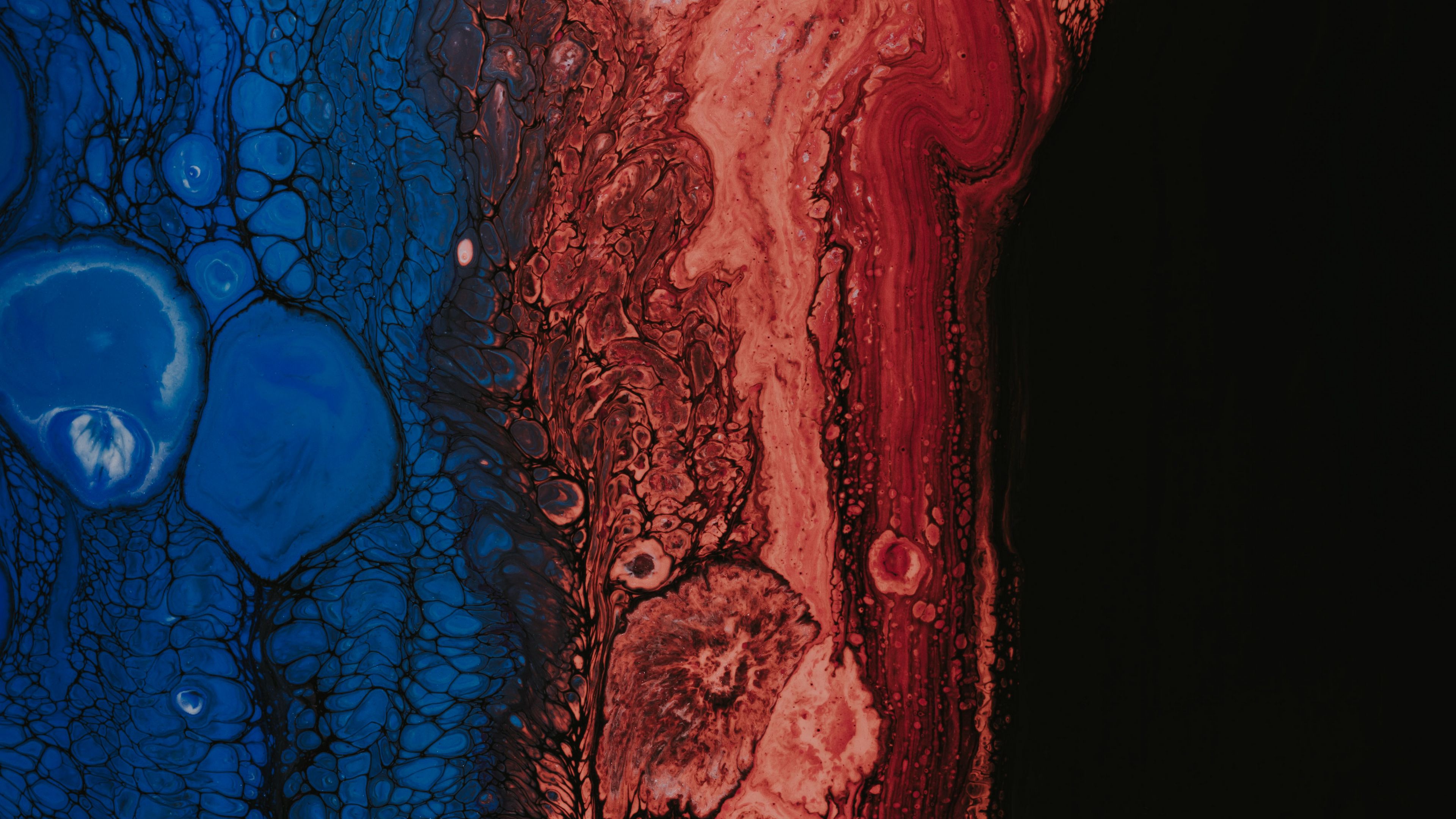 stains, bubbles, texture, paint, liquid, 4k, HD Wallpaper
