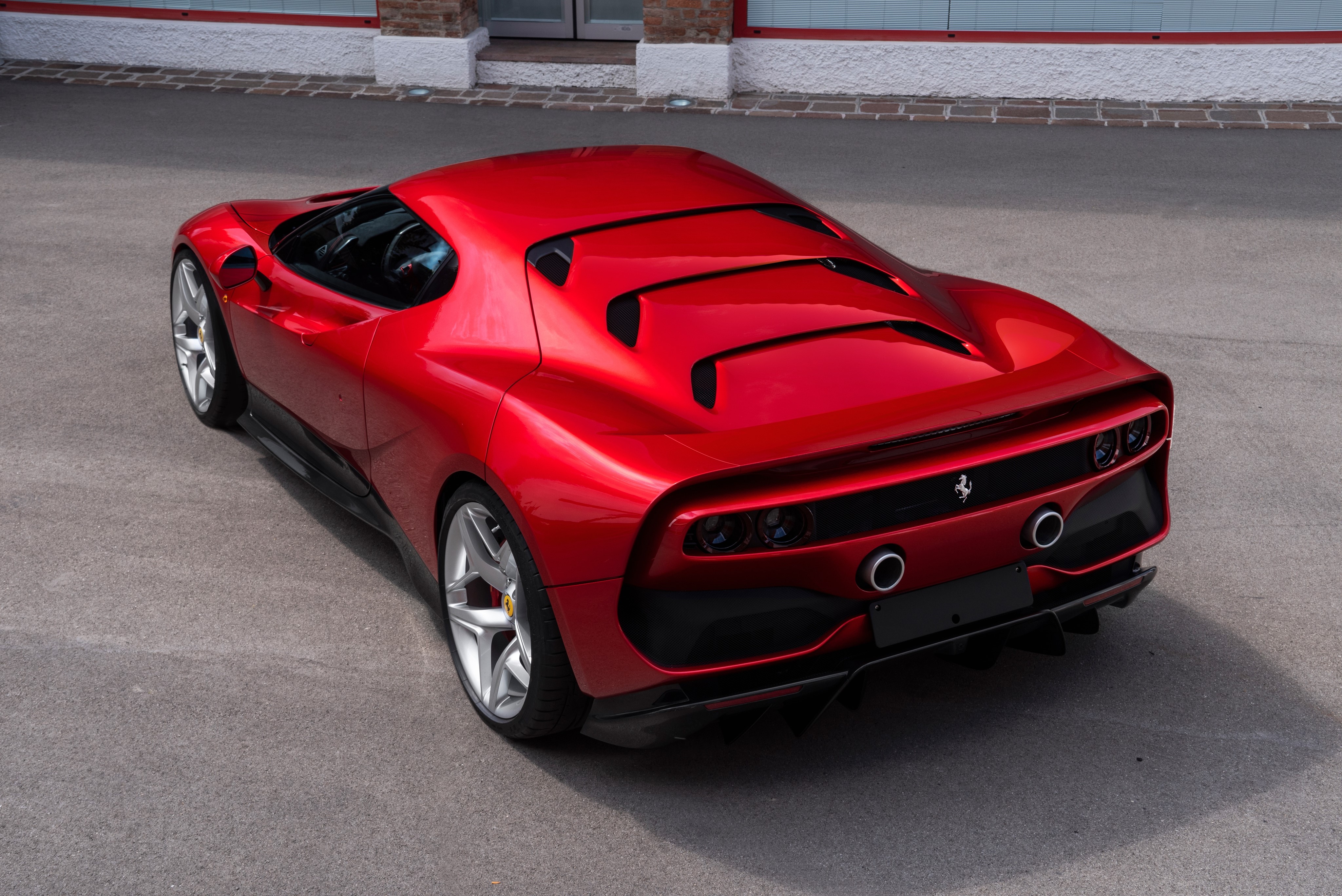 ferrari sp38, ferrari, 2018 cars, cars, hd, 4k, HD Wallpaper