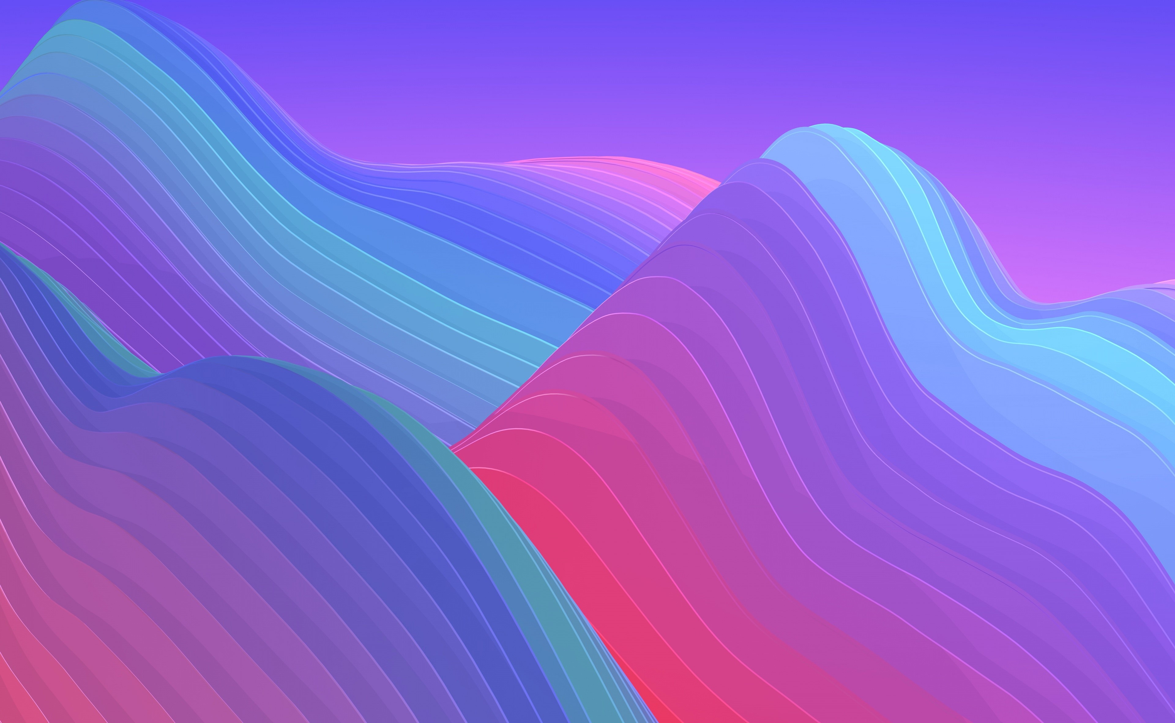 abstract, shapes, colorful, hd, 4k, HD Wallpaper