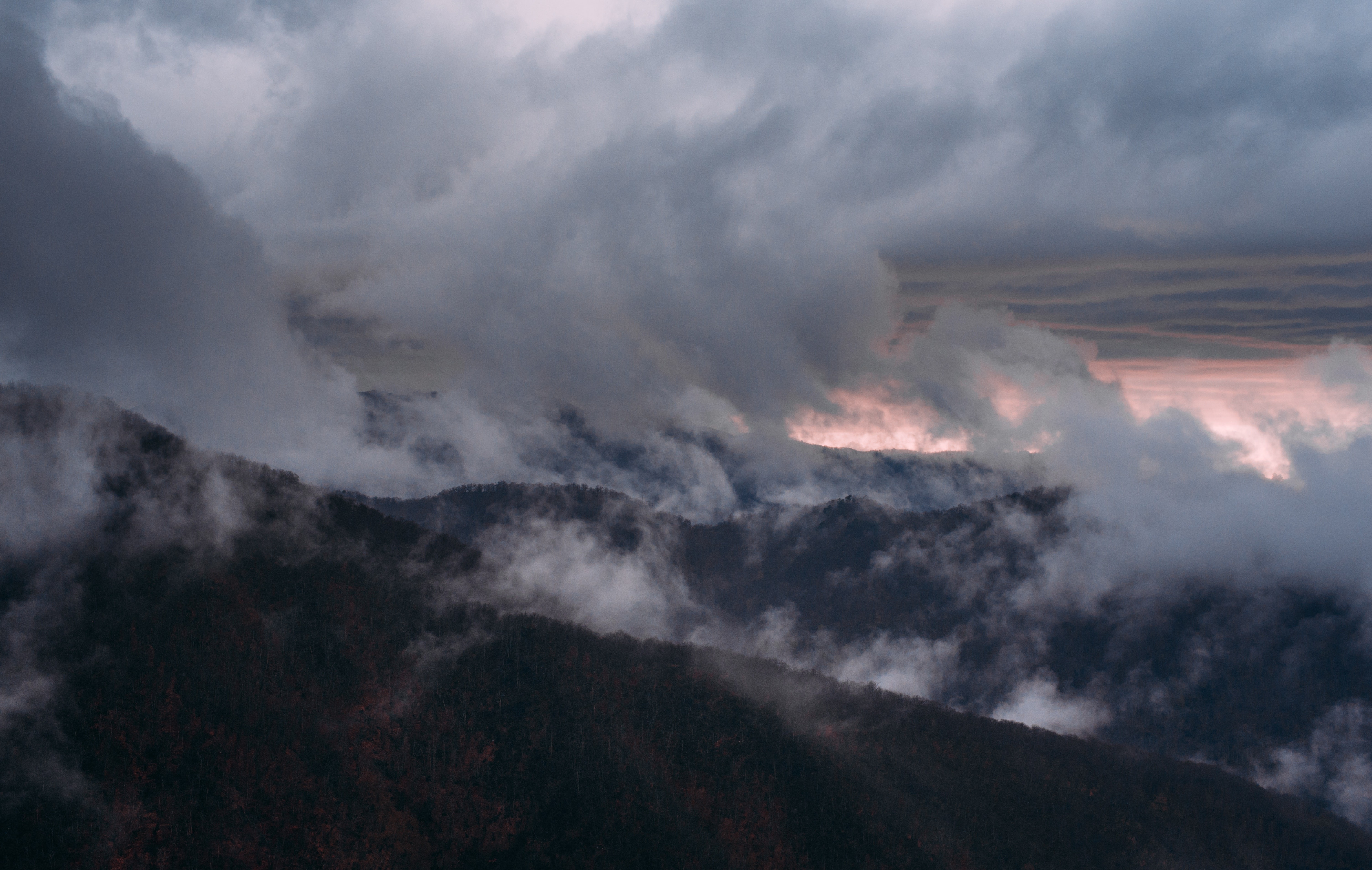 sea of clouds, outdoors, nature, hd, 4k, fog, mist, mountain, 5k, HD Wallpaper