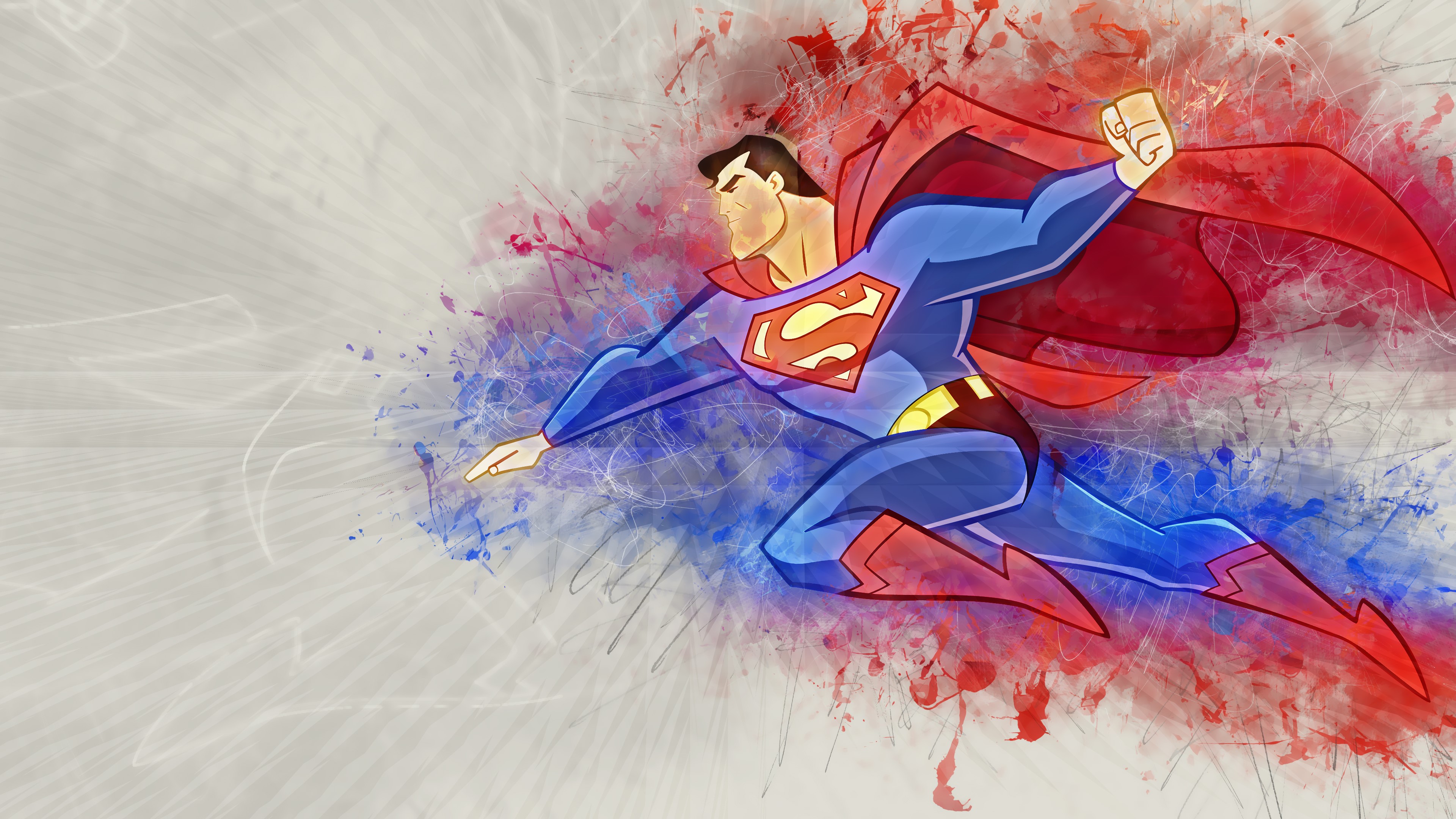 superman, artwork, 4k, hd, superheroes, digital art, HD Wallpaper