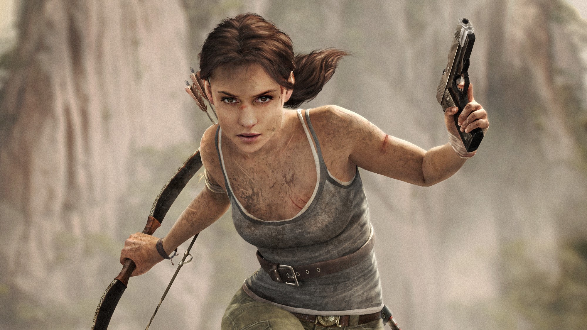 tomb raider, alicia vikander, artwork, hd, artist, deviantart, digital art, HD Wallpaper