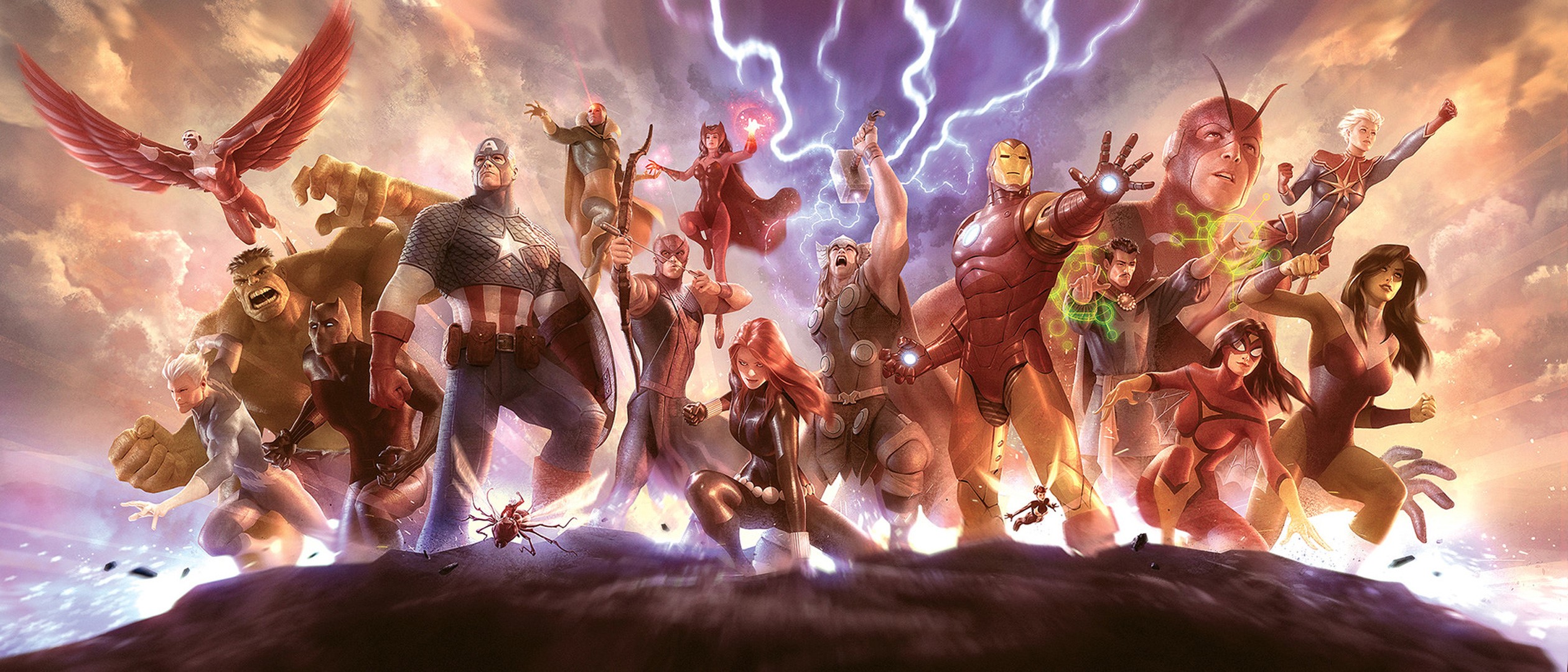 avengers, artwork, hd, artist, digital art, artstation, HD Wallpaper