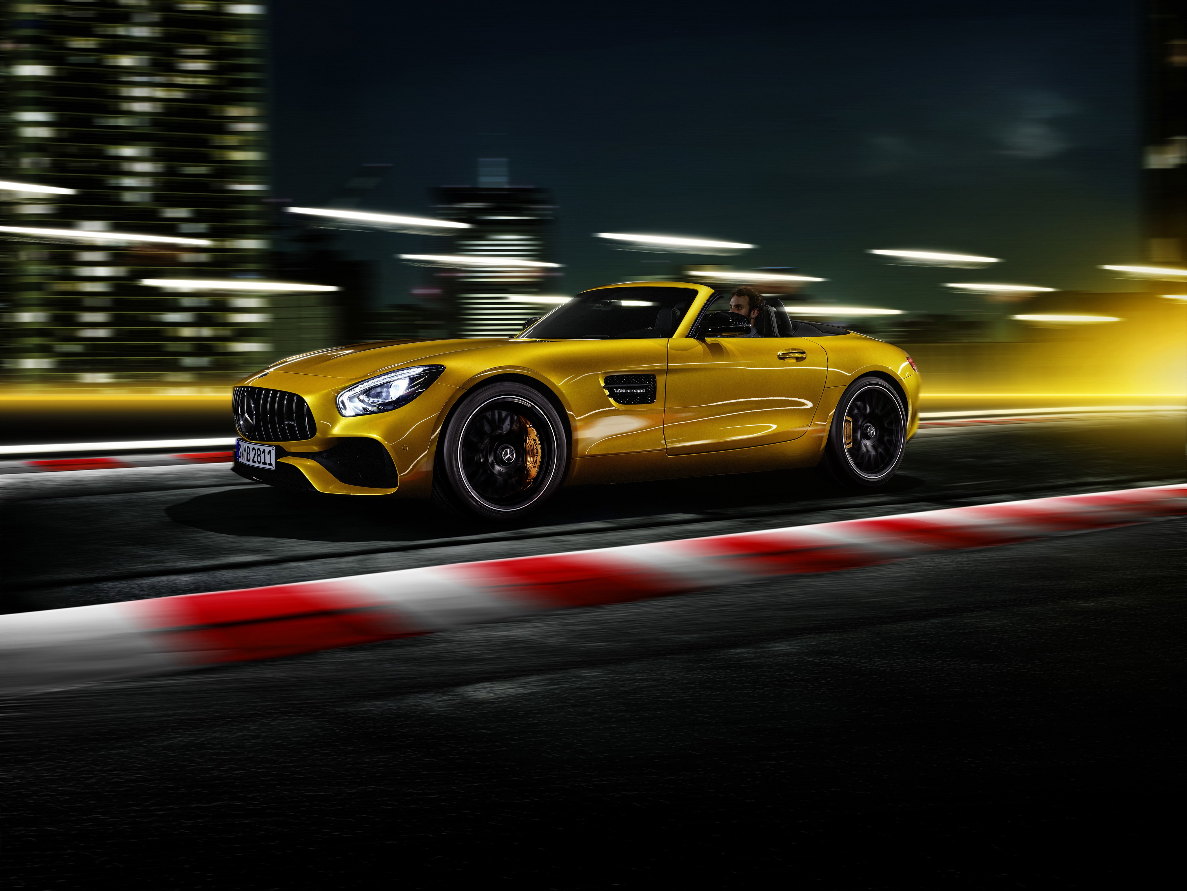 mercedes amg gt, mercedes, cars, 2018 cars, 4k, hd, HD Wallpaper