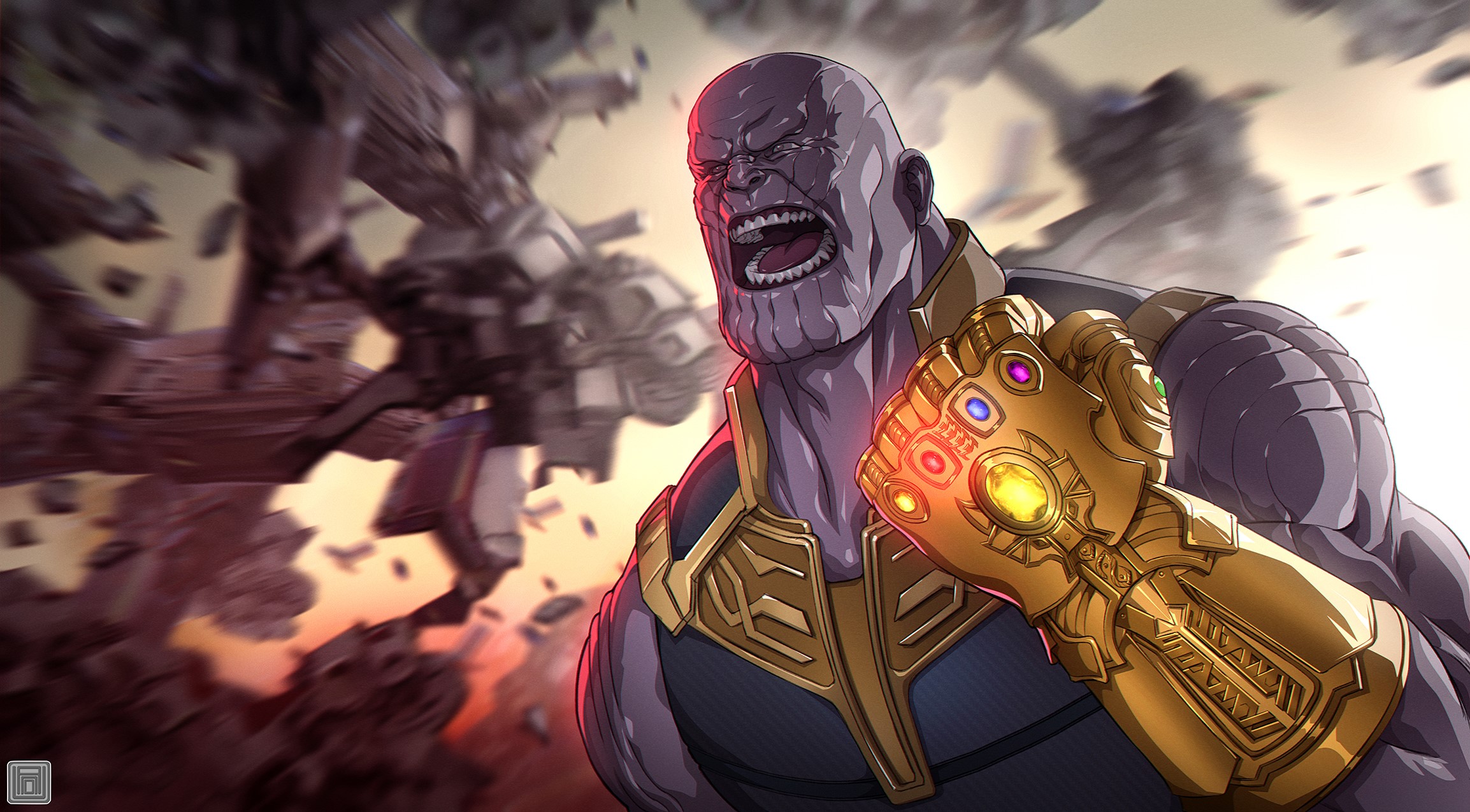 avengers infinity war, thanos, artwork, hd, artist, deviantart, digital art, HD Wallpaper