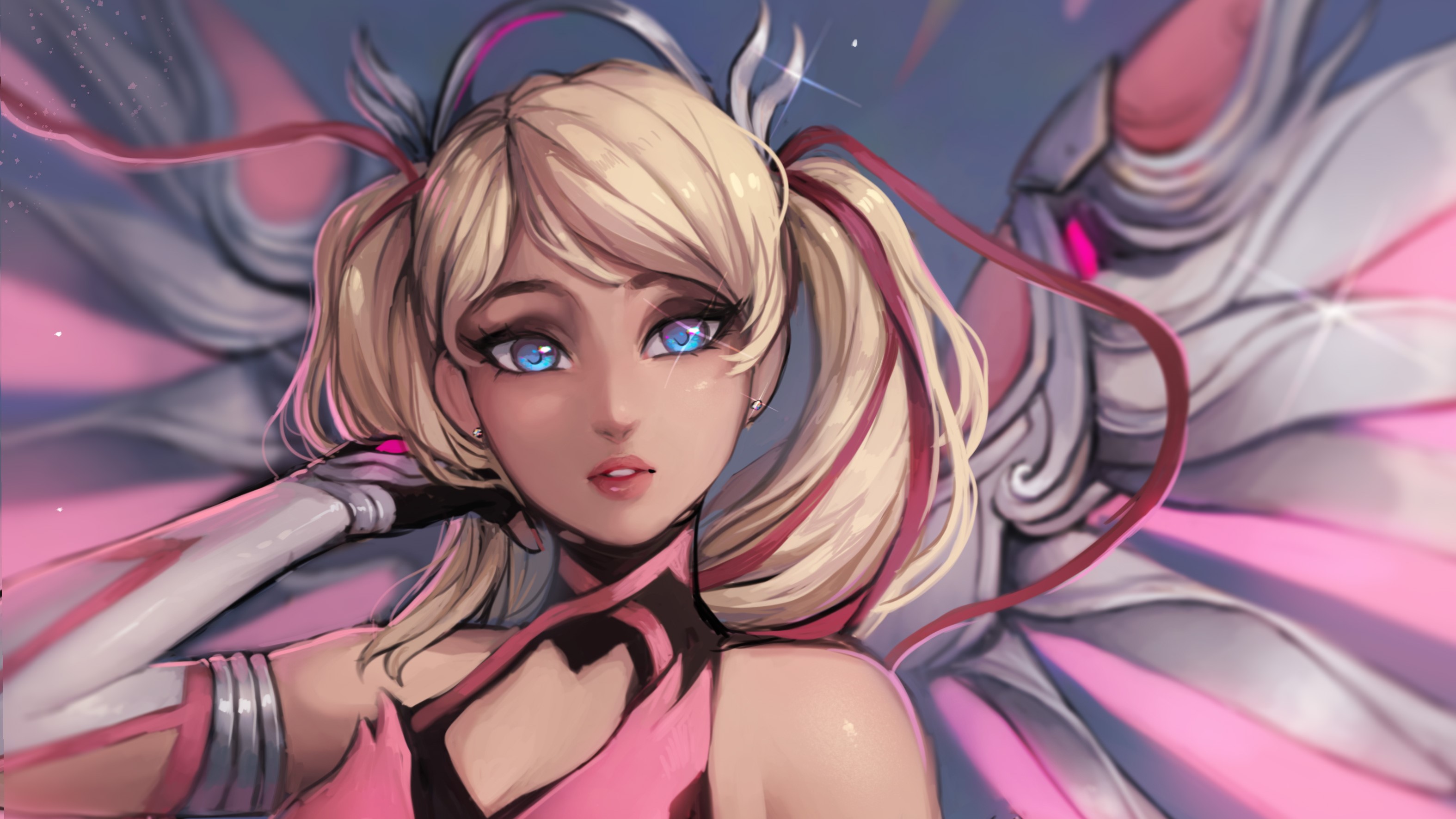 mercy overwatch, overwatch, games, xbox games, ps games, pc games, hd, artist, artwork, digital art, deviantart, 4k, HD Wallpaper