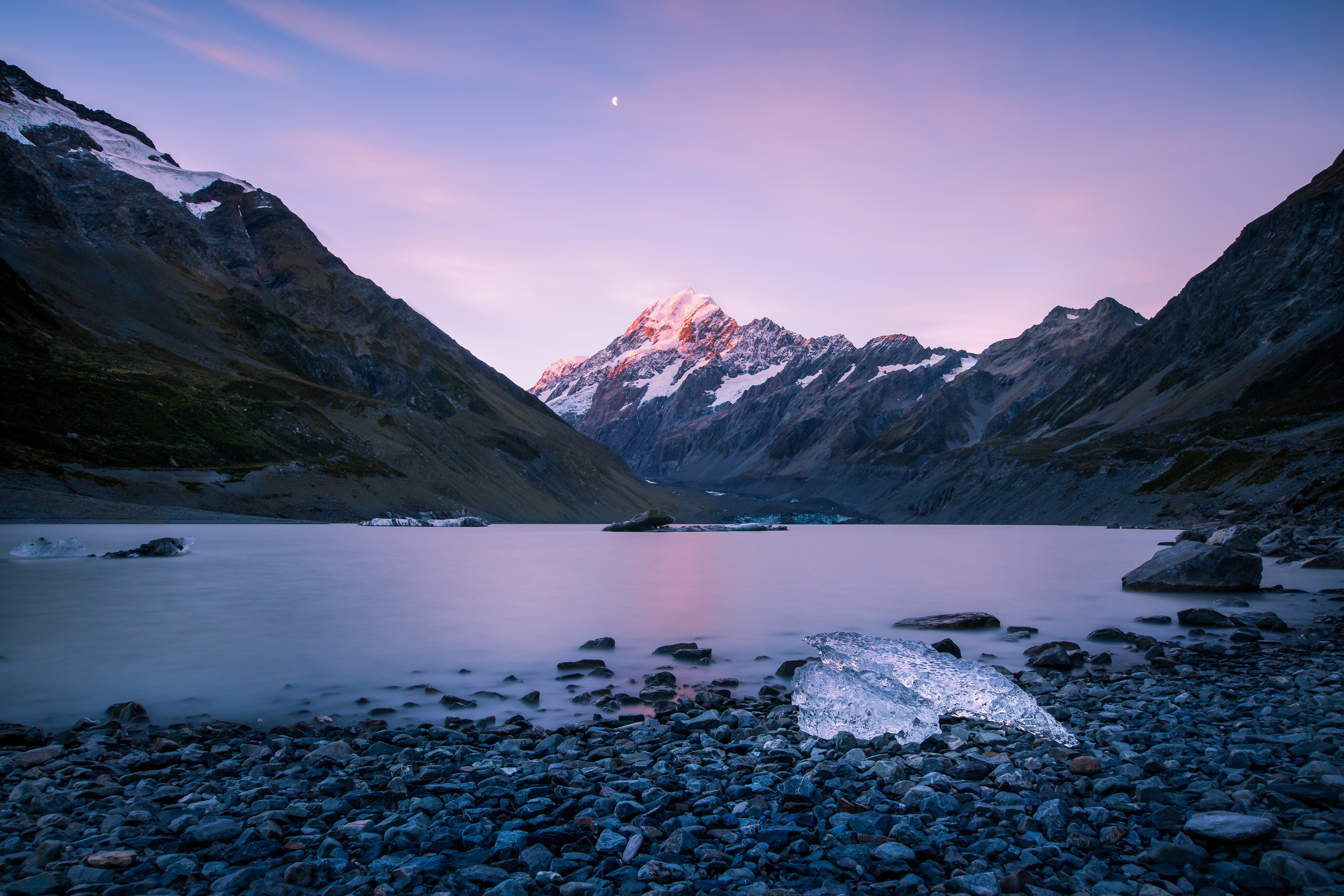 mountains, landscape, sky, ocean, nature, hd, sky, 4k, 5k, HD Wallpaper