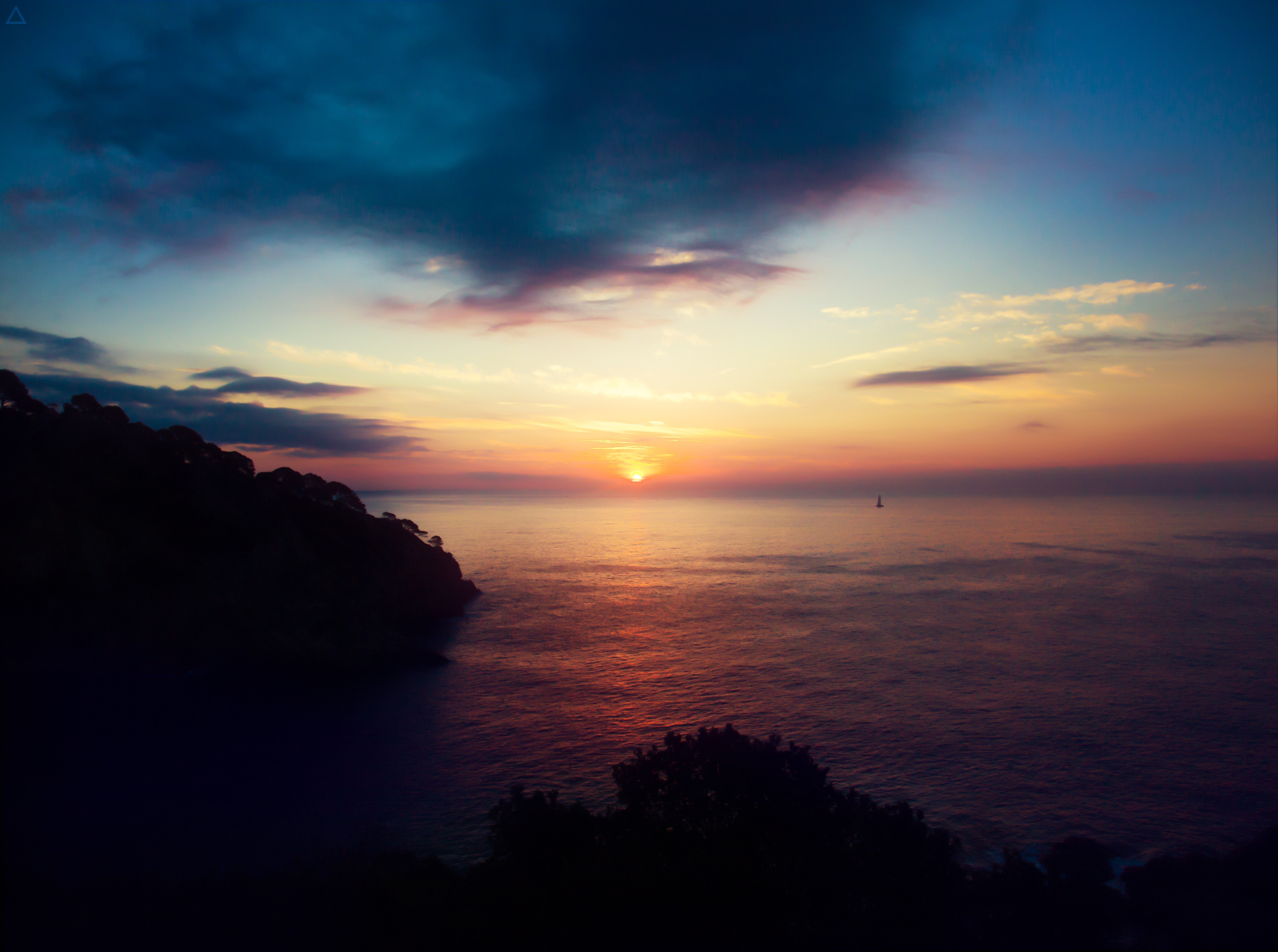 ocean, beach, sunset, sunrise, dusk, dawn, nature, hd, 4k, 5k, HD Wallpaper
