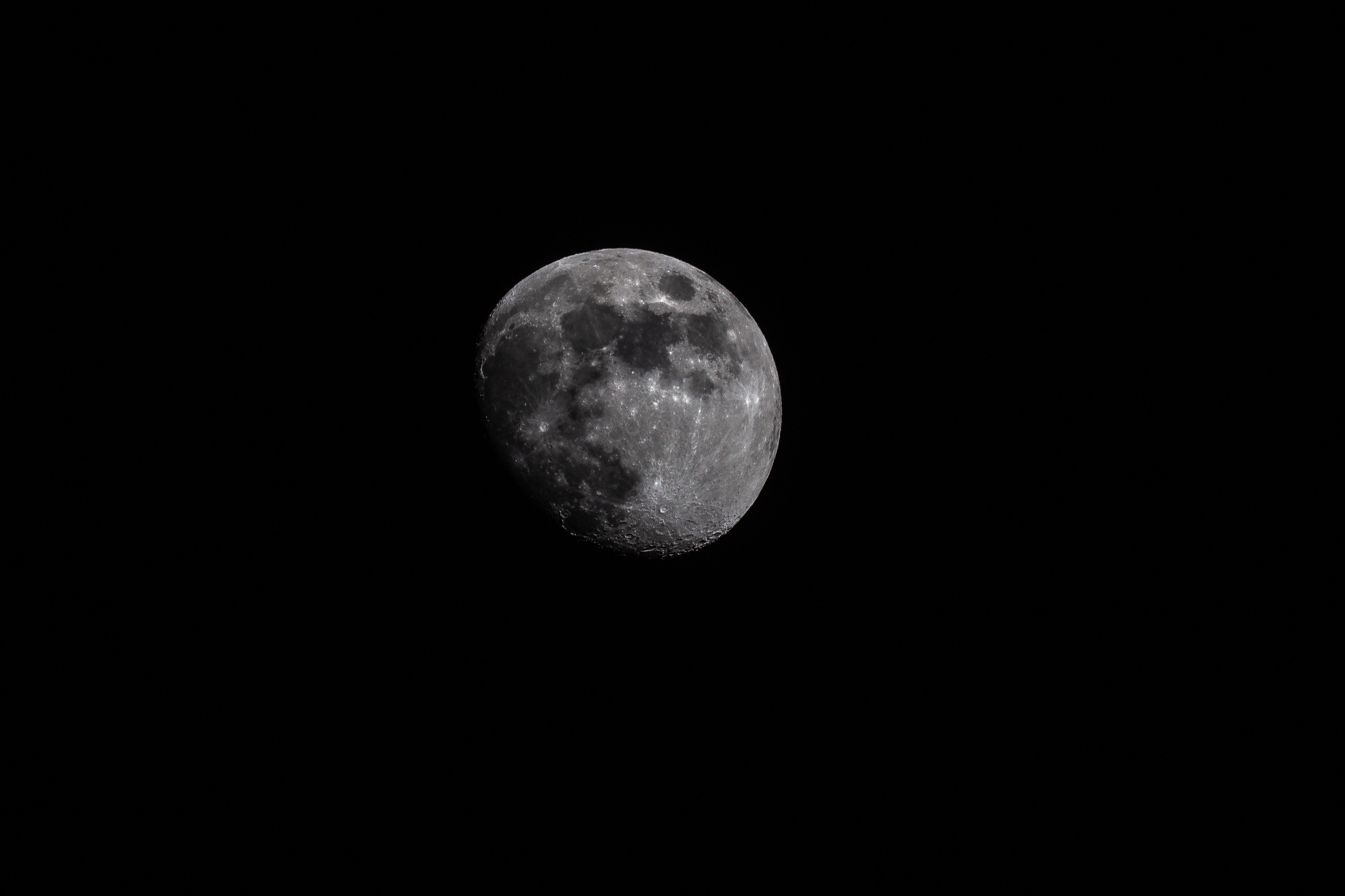 moon, hd, 4k, dark, 5k, HD Wallpaper