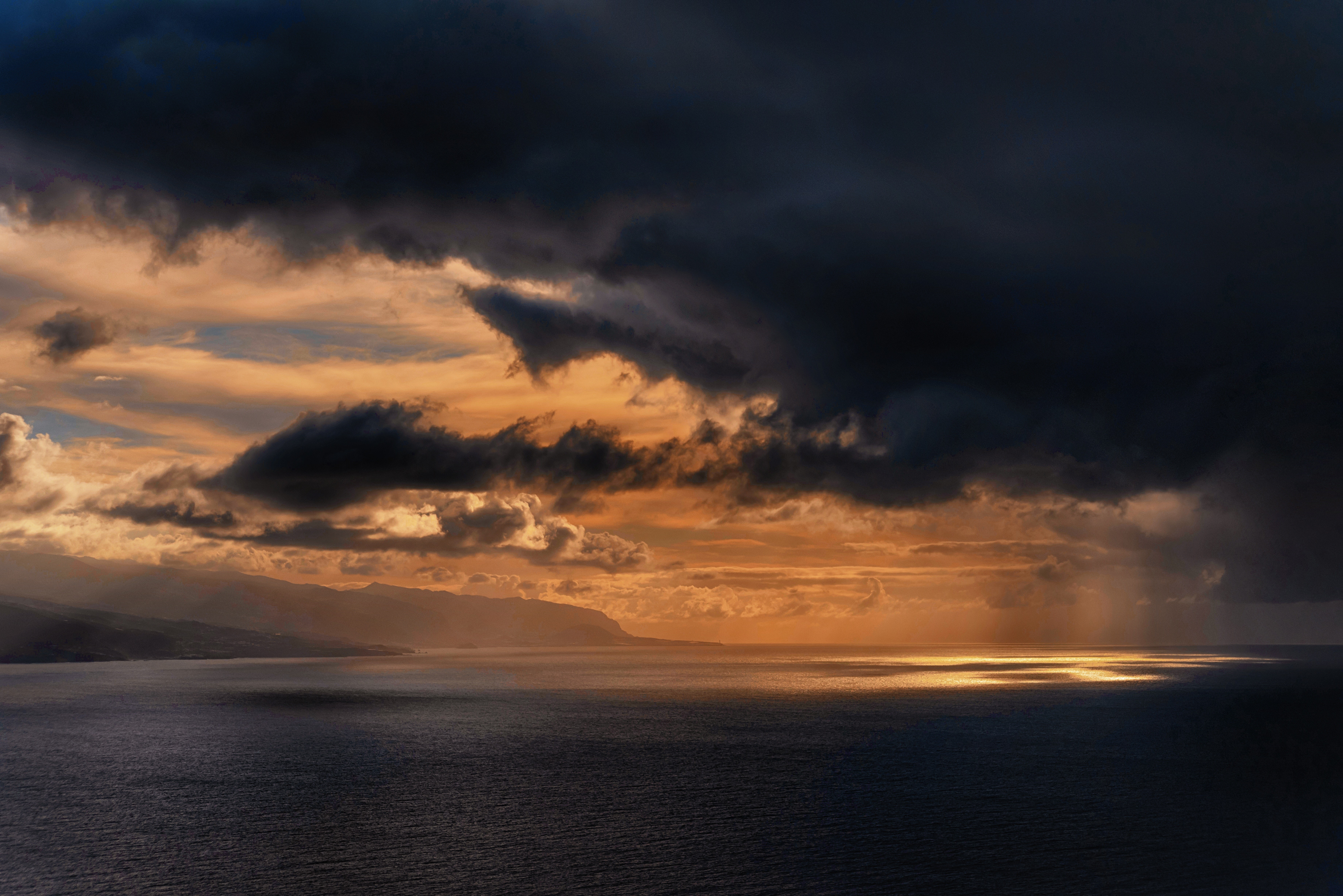 clouds, ocean, nature, hd, 4k, 5k, 8k, HD Wallpaper