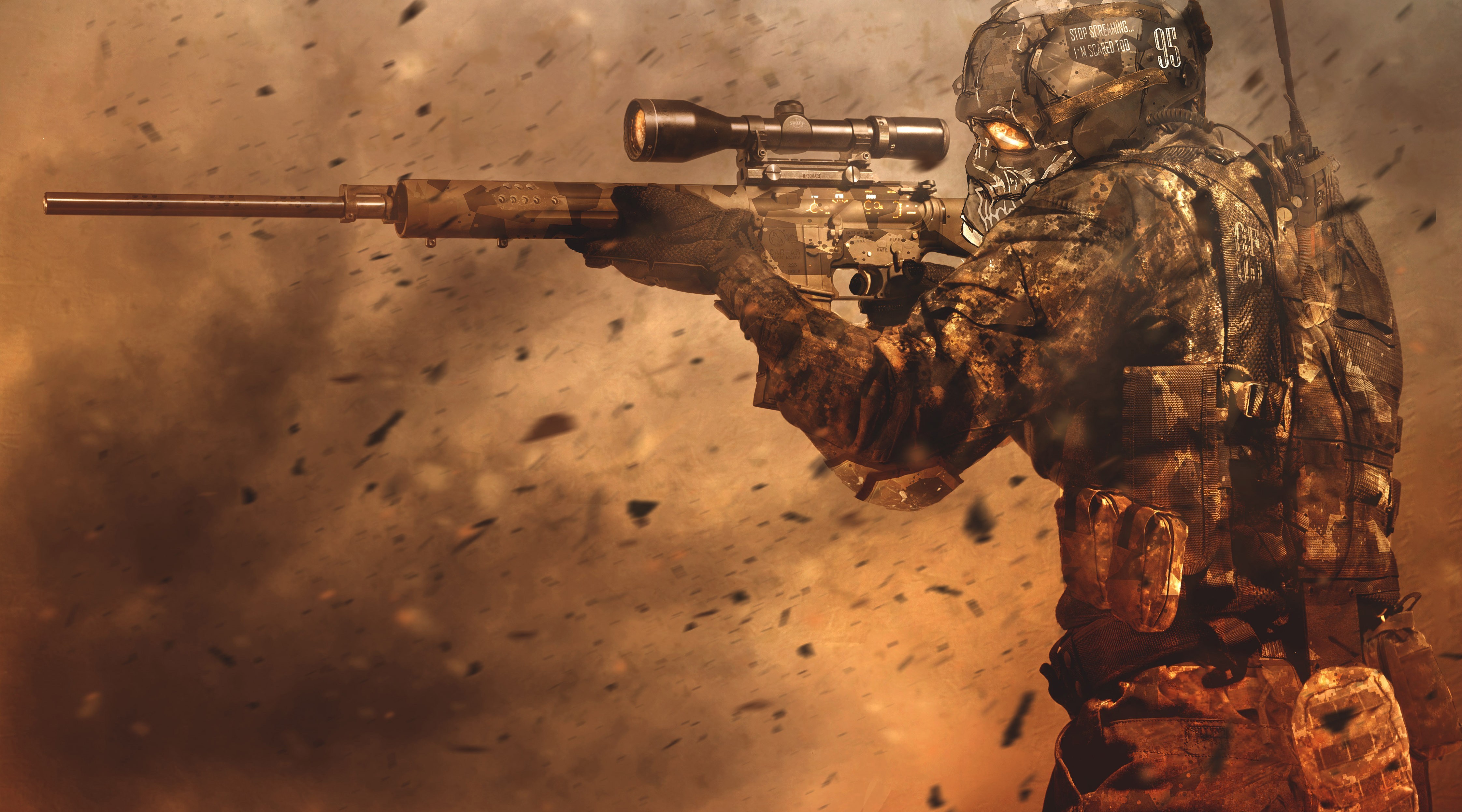 soldier, war, artist, artwork, digital art, hd, 4k, 5k, HD Wallpaper