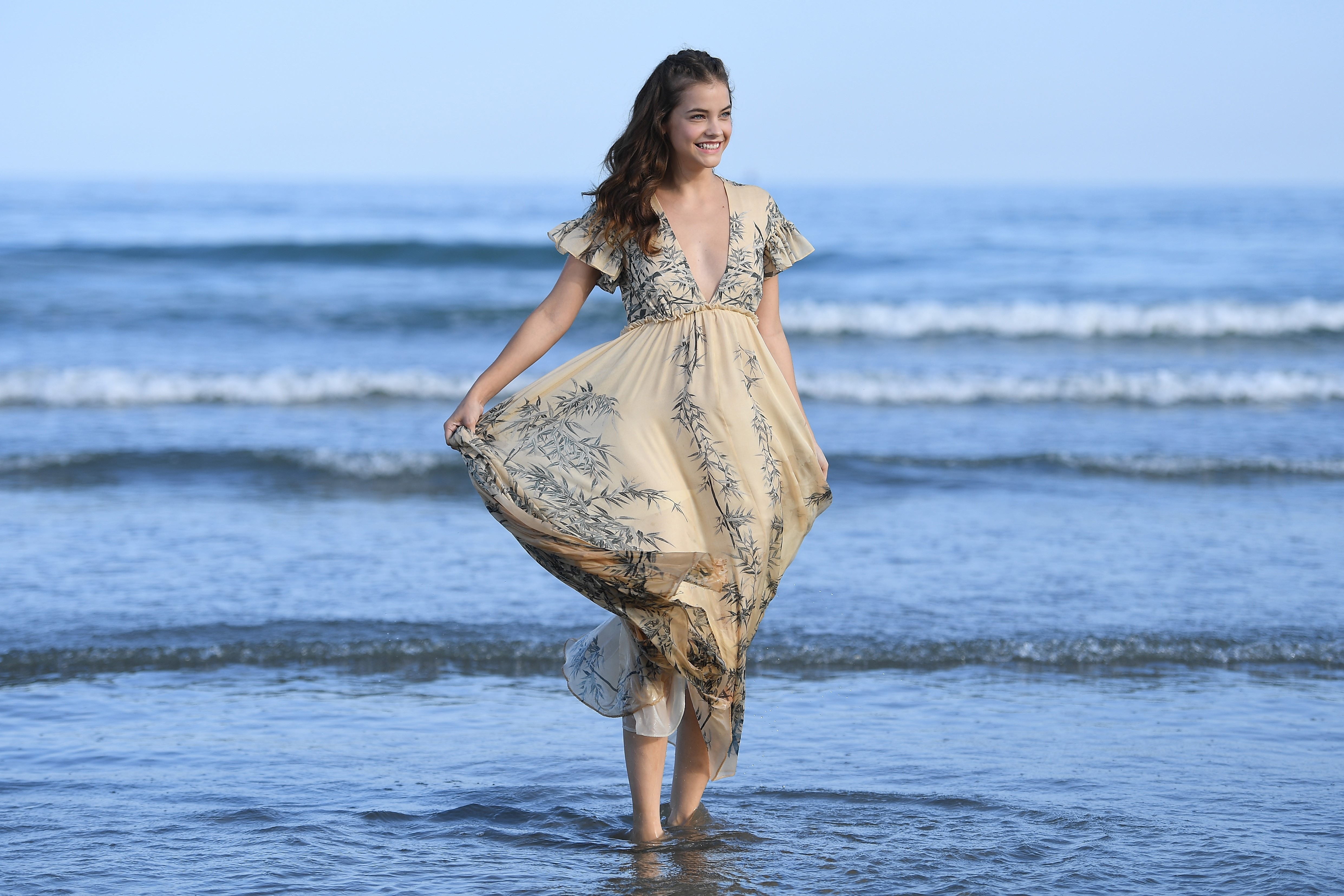 barbara palvin, model, girls, celebrities, hd, 4k, 5k, beach, HD Wallpaper