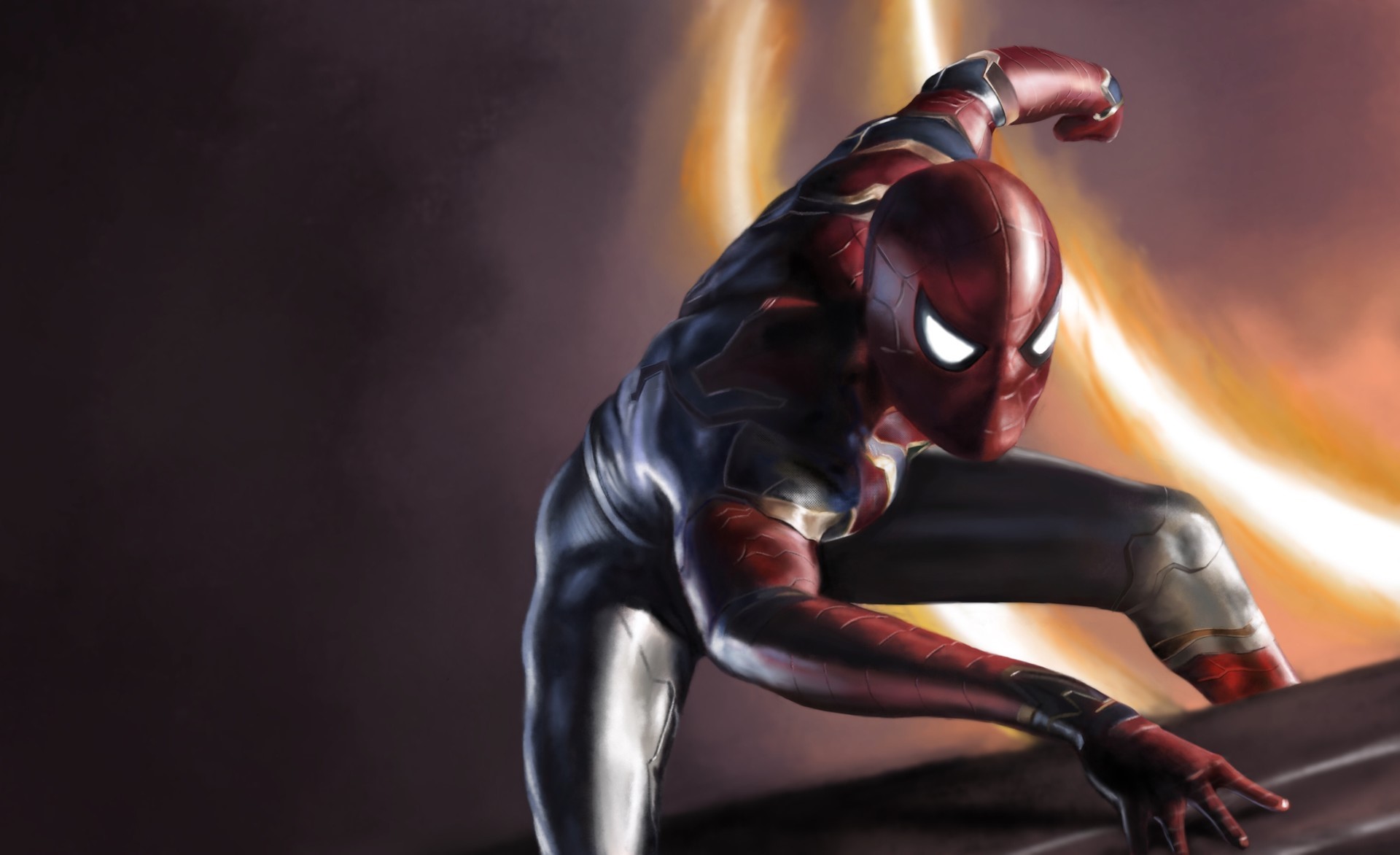 spiderman, avengers infinity war, 2018 movies, movies, hd, artist, artwork, artstation, HD Wallpaper