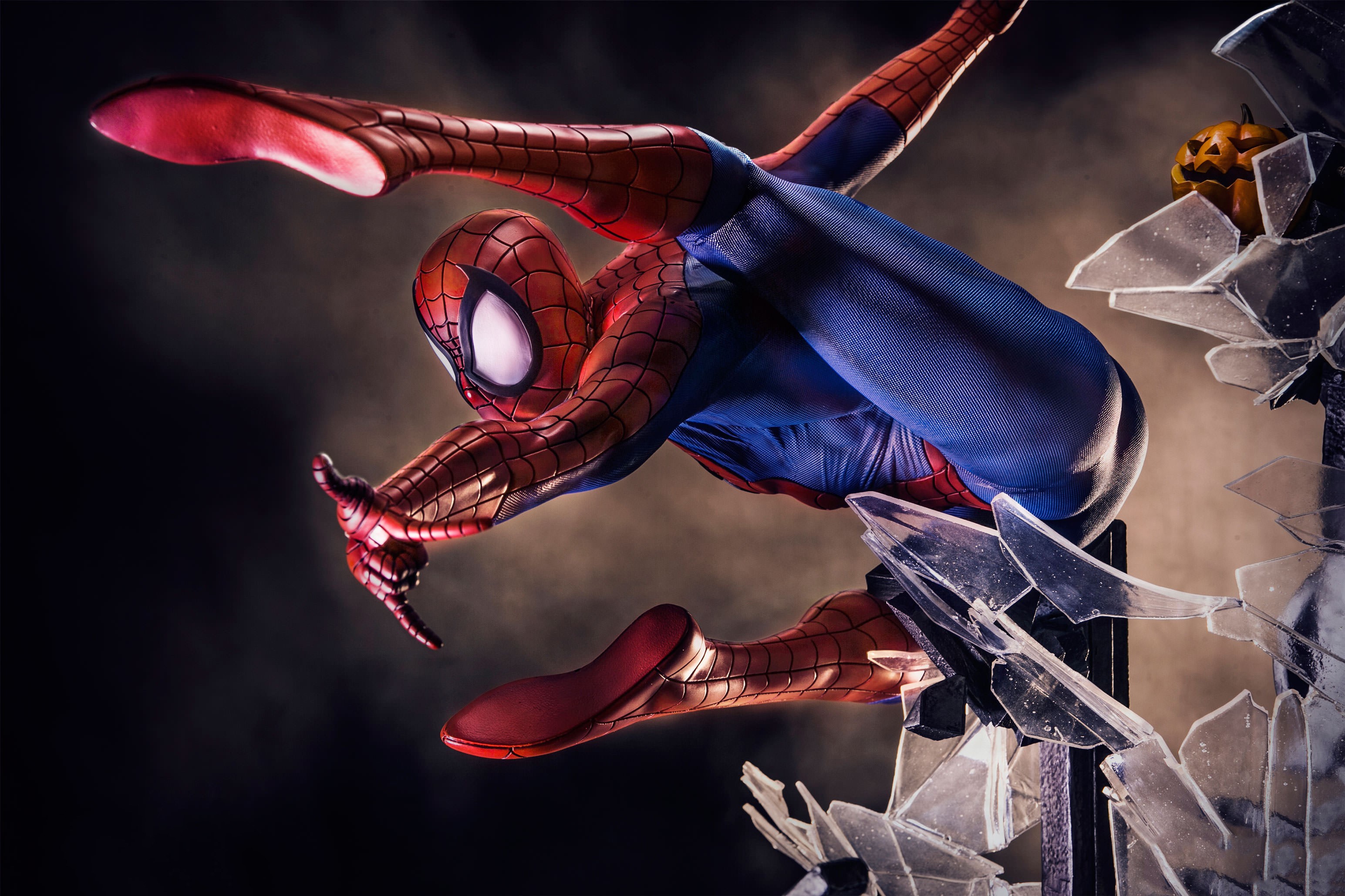 spiderman, artwork, hd, 4k, superheroes, HD Wallpaper