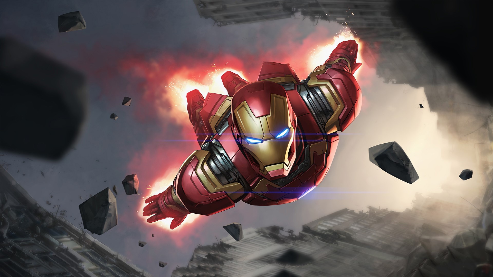iron man, artwork, hd, artist, artstation, HD Wallpaper
