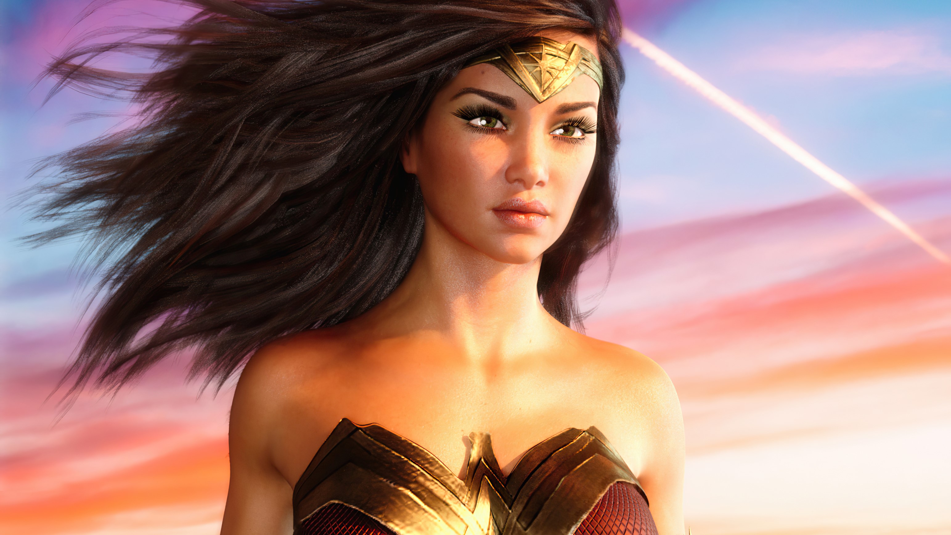 wonder woman, superheroes, artwork, artist, hd, deviantart, HD Wallpaper