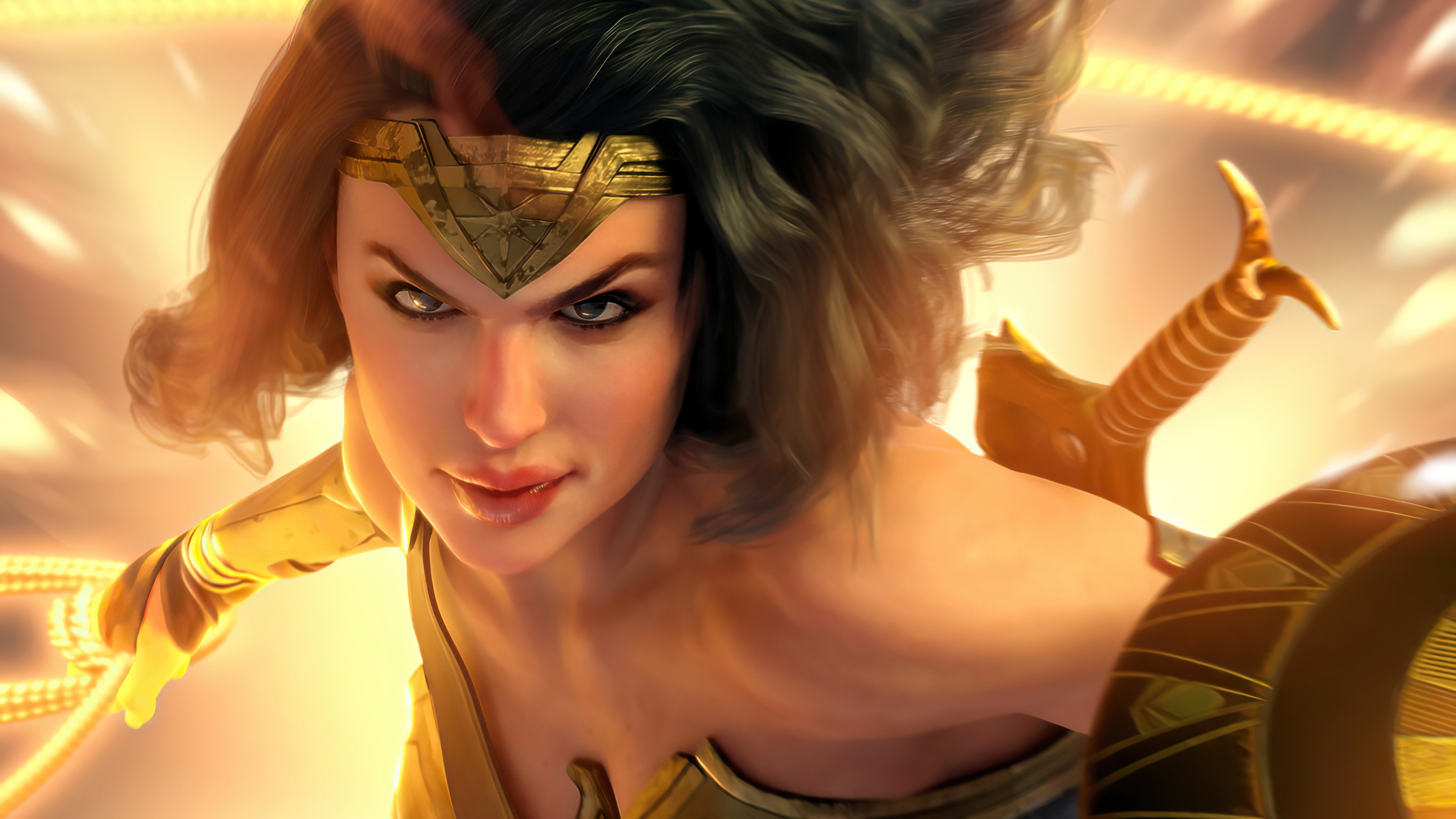 wonder woman, superheroes, artwork, hd, 4k, artstation, HD Wallpaper