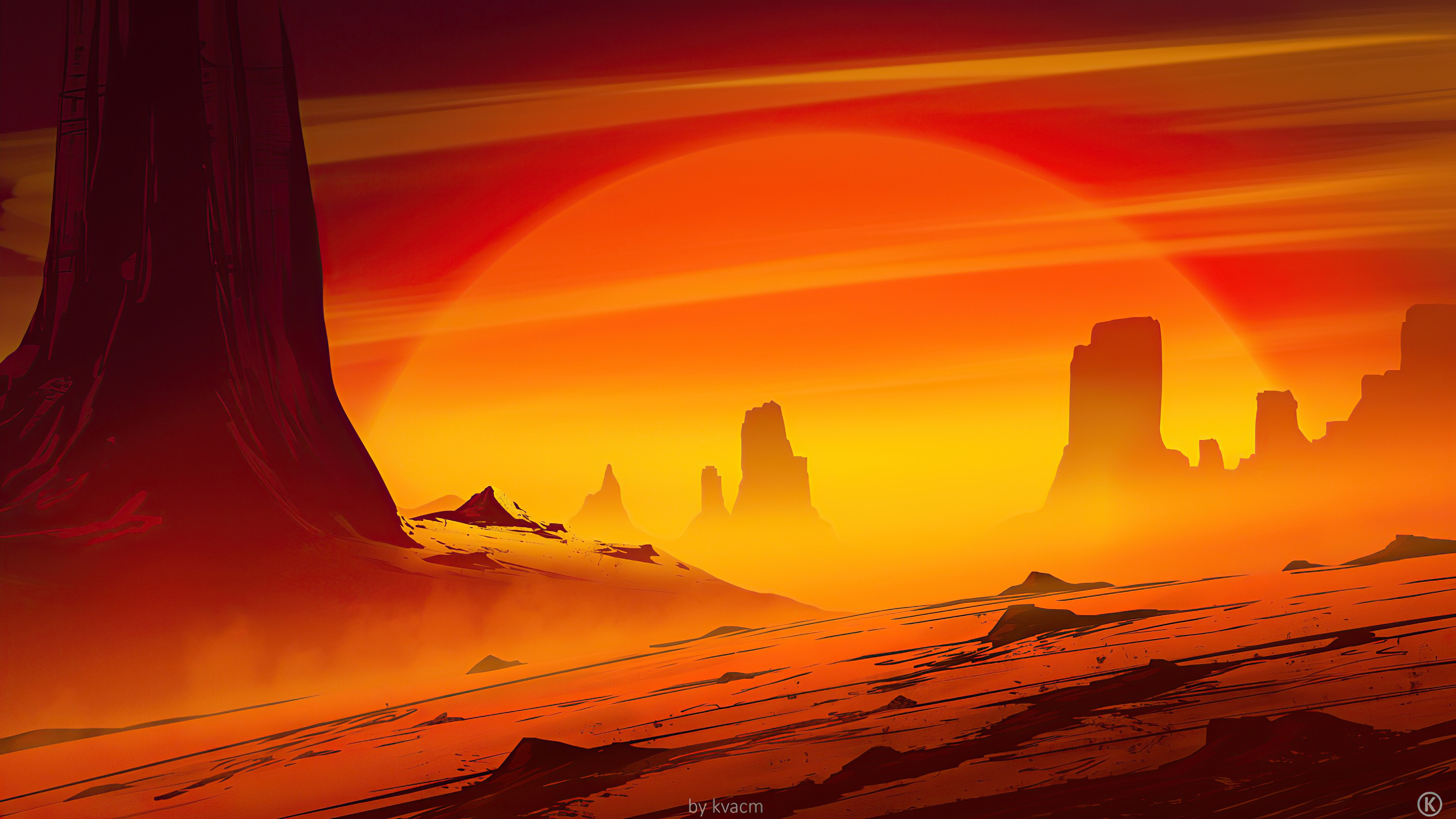 retrowave, artist, artwork, digital art, hd, 4k, artstation, HD Wallpaper