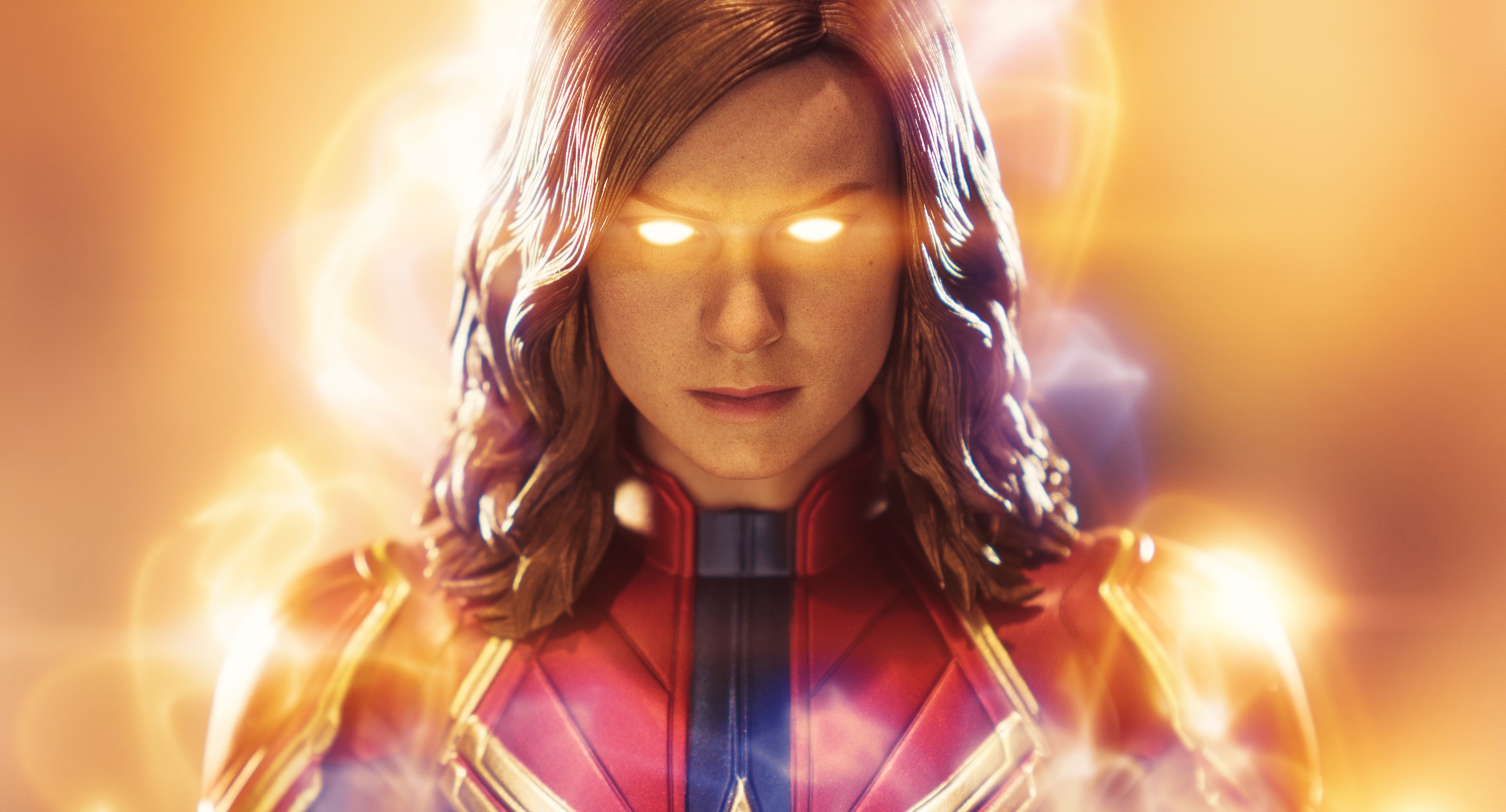 captain marvel, superheroes, artwork, artist, hd, 4k, HD Wallpaper