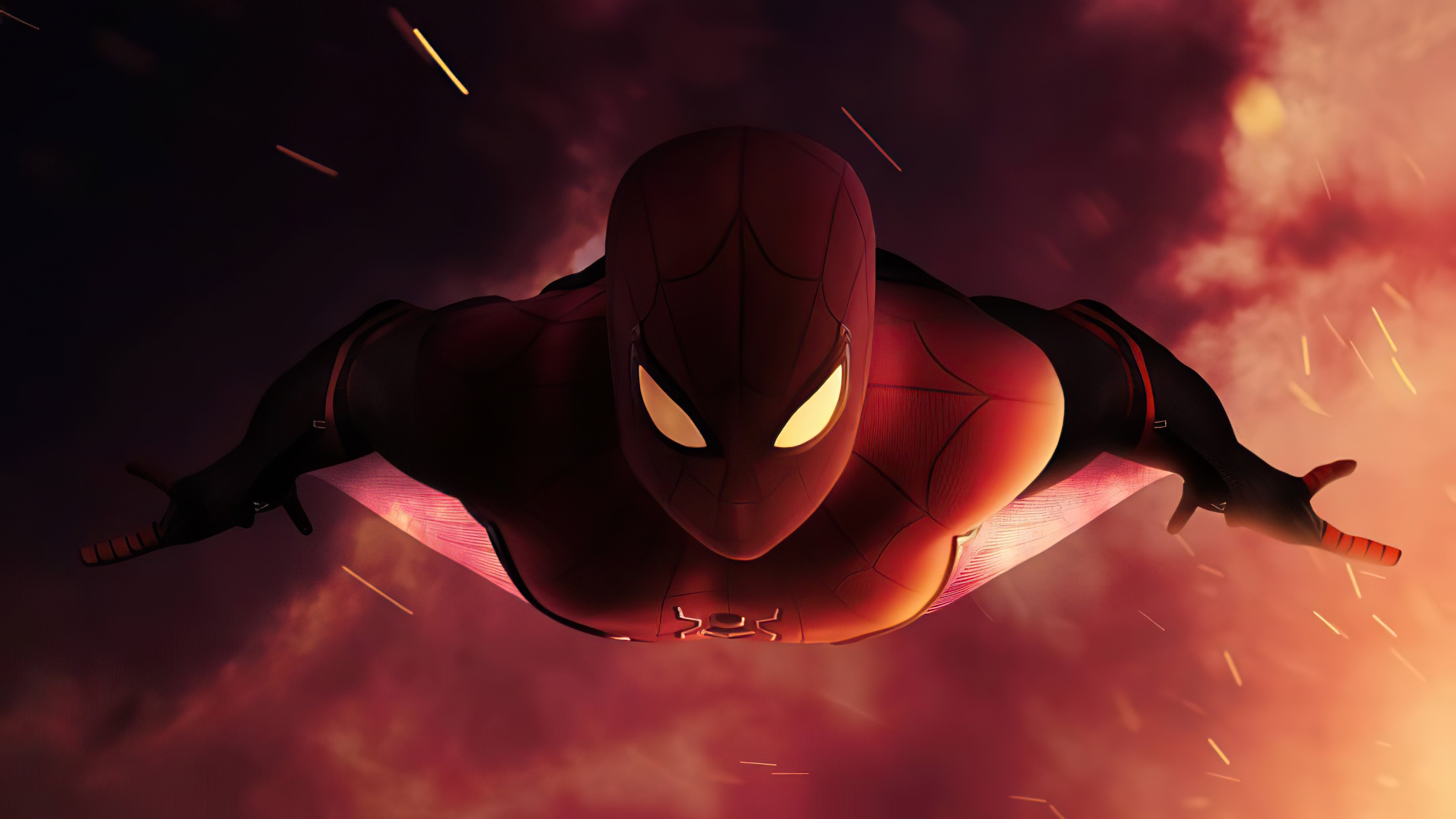 spiderman far from home, spiderman, superheroes, digital art, artwork, hd, 4k, HD Wallpaper