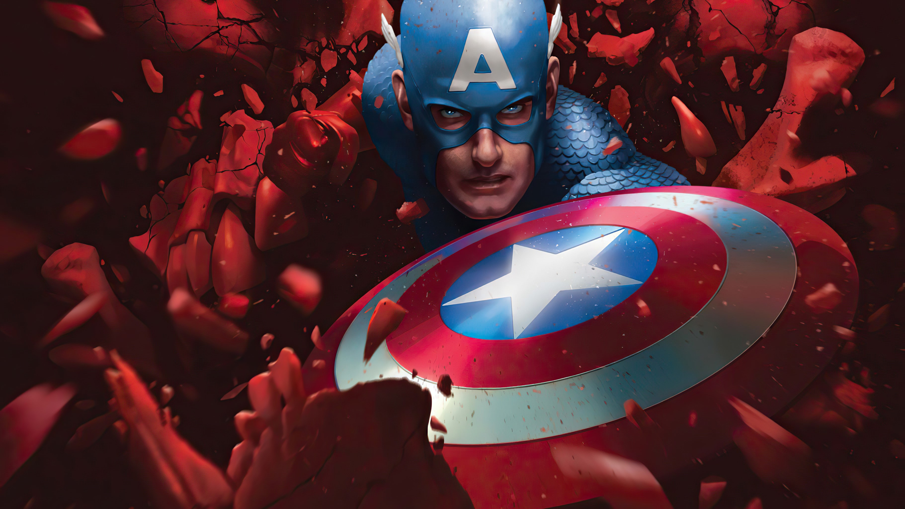 captain america, superheroes, artwork, artist, hd, 4k, HD Wallpaper
