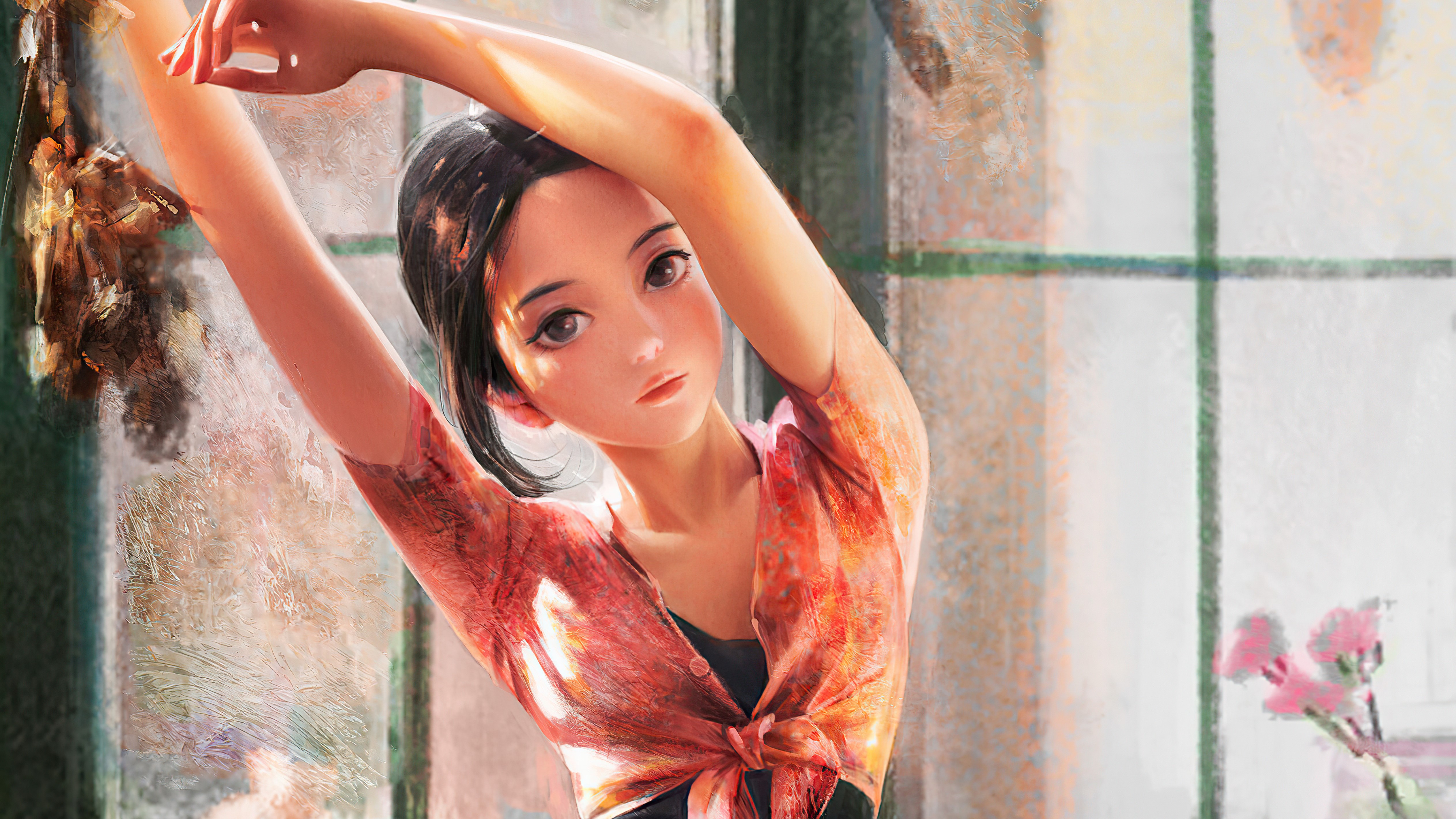 anime girl, anime, artist, artwork, digital art, hd, 4k, 5k, artstation, HD Wallpaper