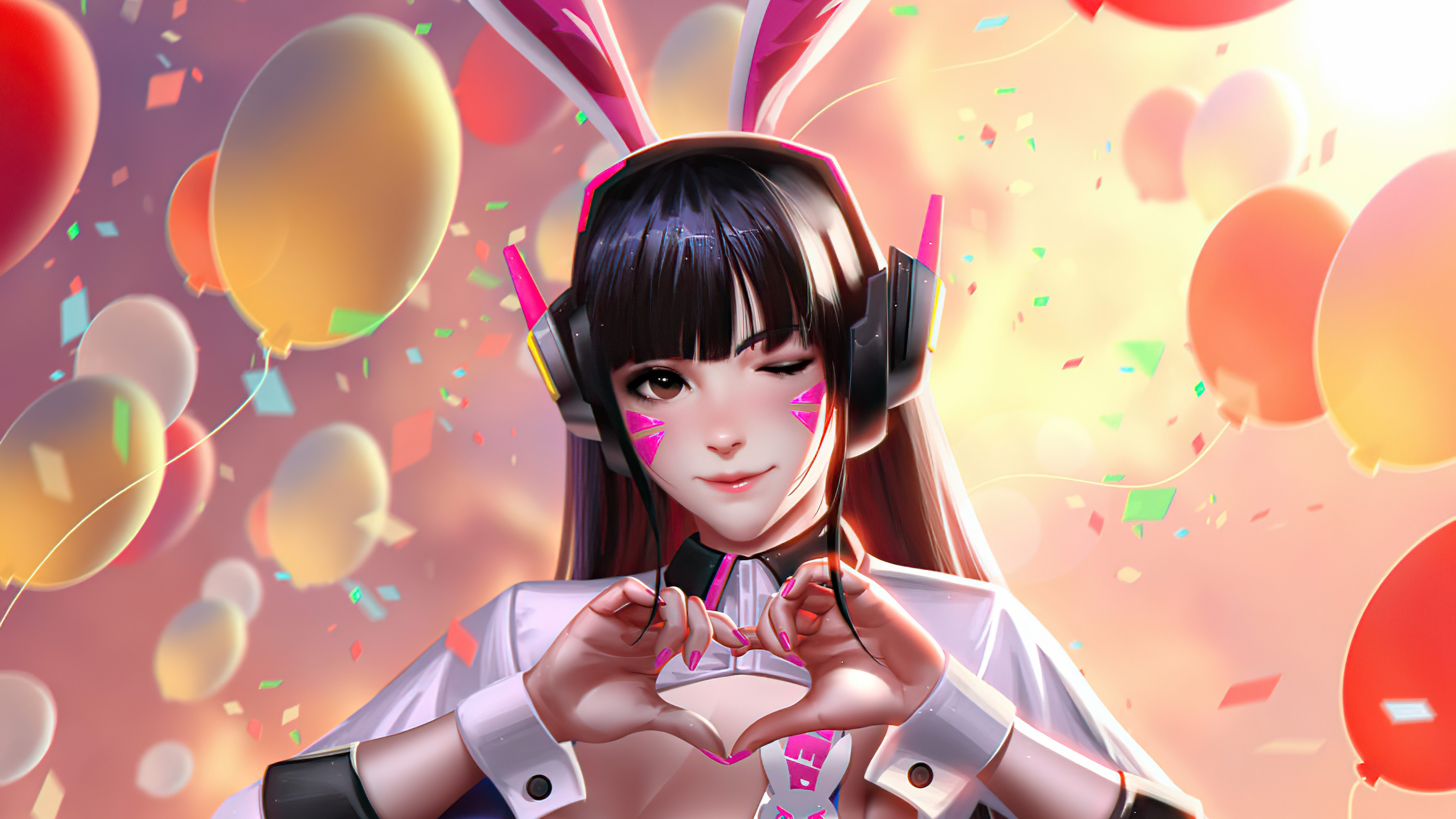 dva overwatch, overwatch, games, hd, 4k, artist, artwork, digital art, artstation, HD Wallpaper