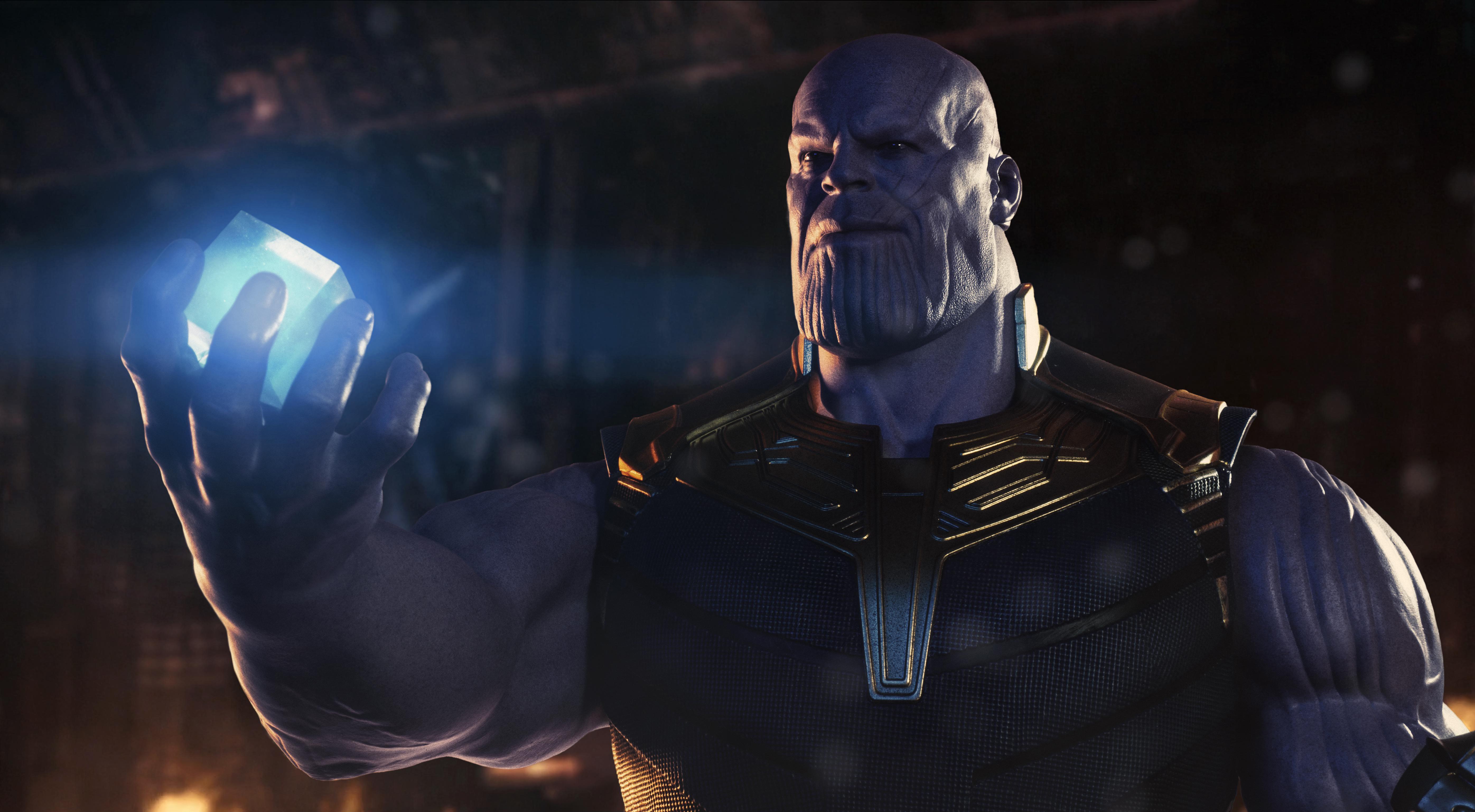thanos, superheroes, artwork, artist, hd, 4k, 5k, HD Wallpaper