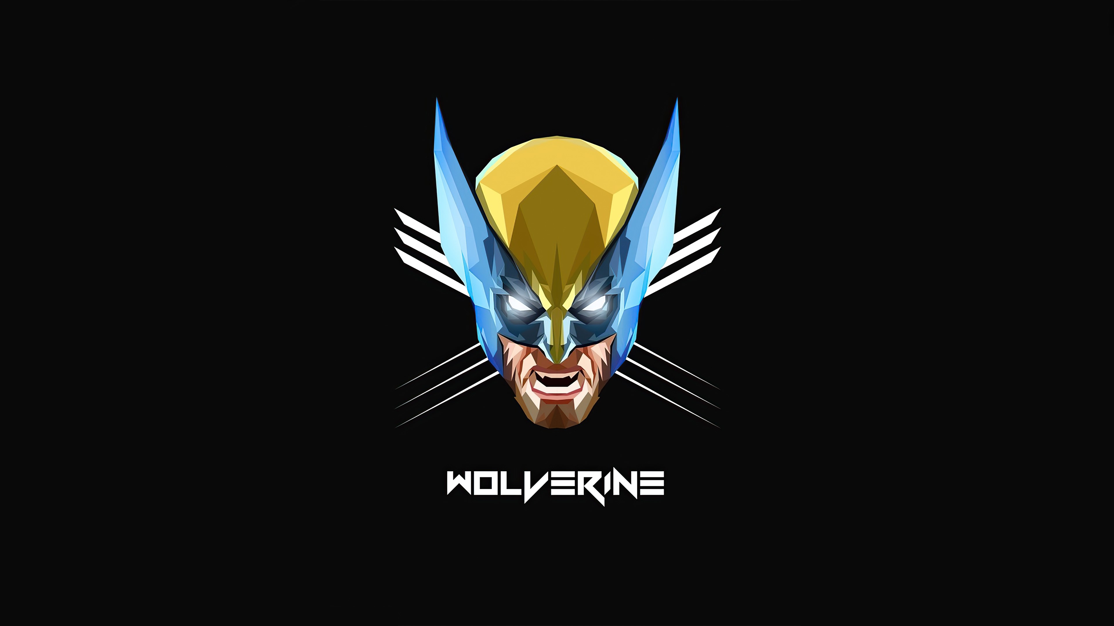 wolverine, minimalism, superheroes, artwork, artist, hd, 4k, HD Wallpaper