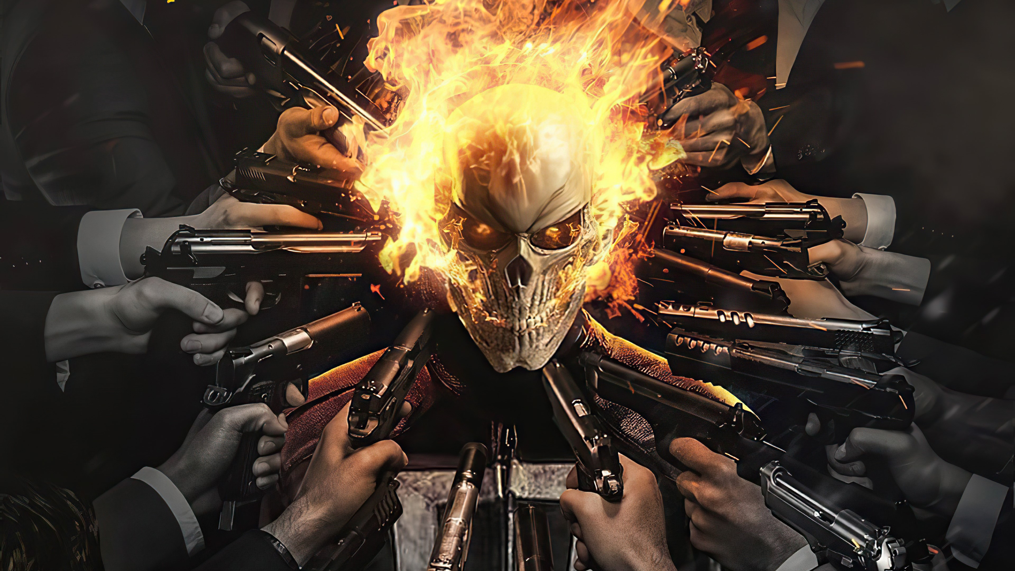 ghost rider, superheroes, artwork, artist, hd, 4k, HD Wallpaper