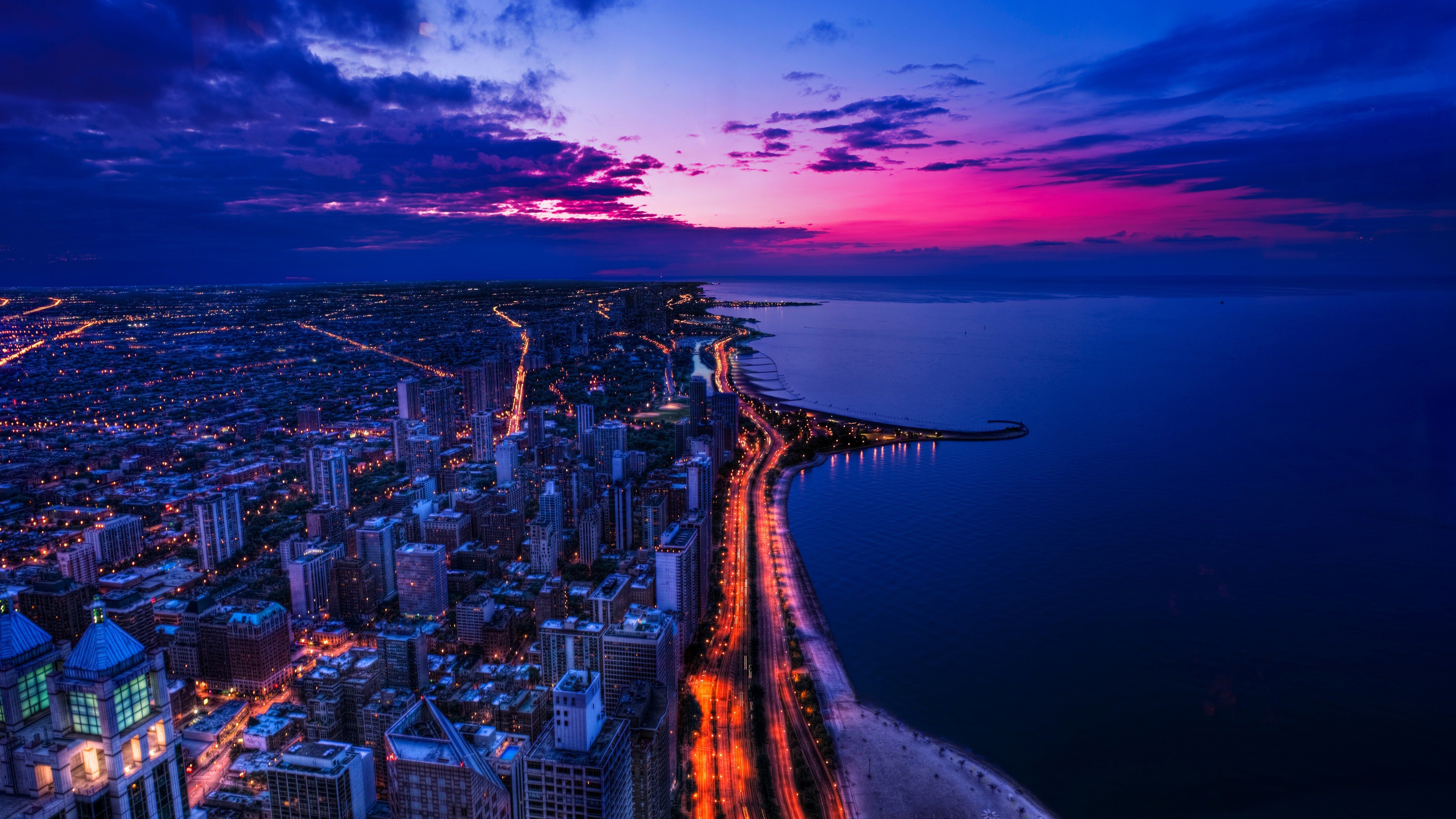 usa, world, hd, buildings, 4k, sky, HD Wallpaper