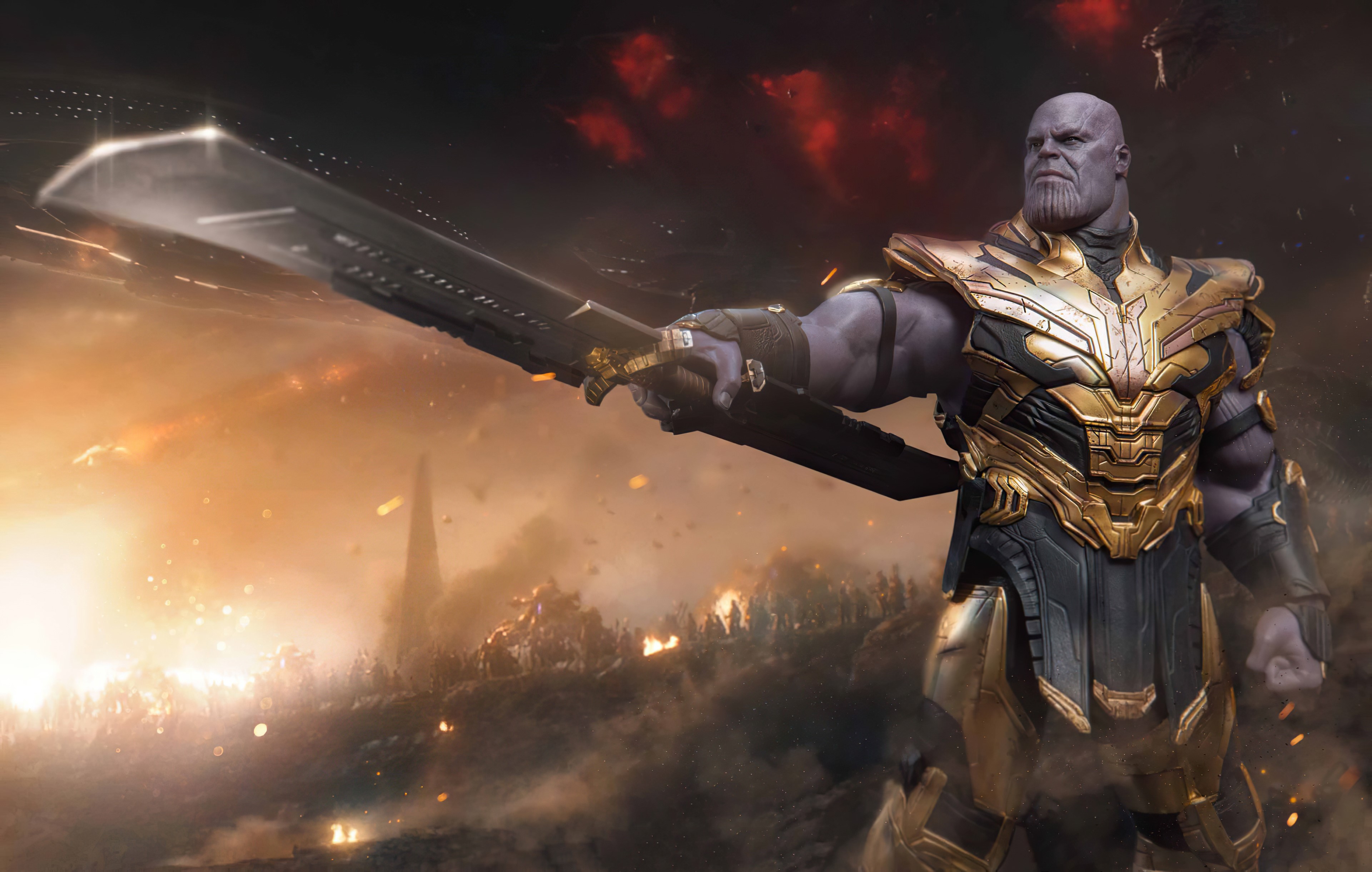 thanos, superheroes, artwork, artist, hd, 4k, HD Wallpaper
