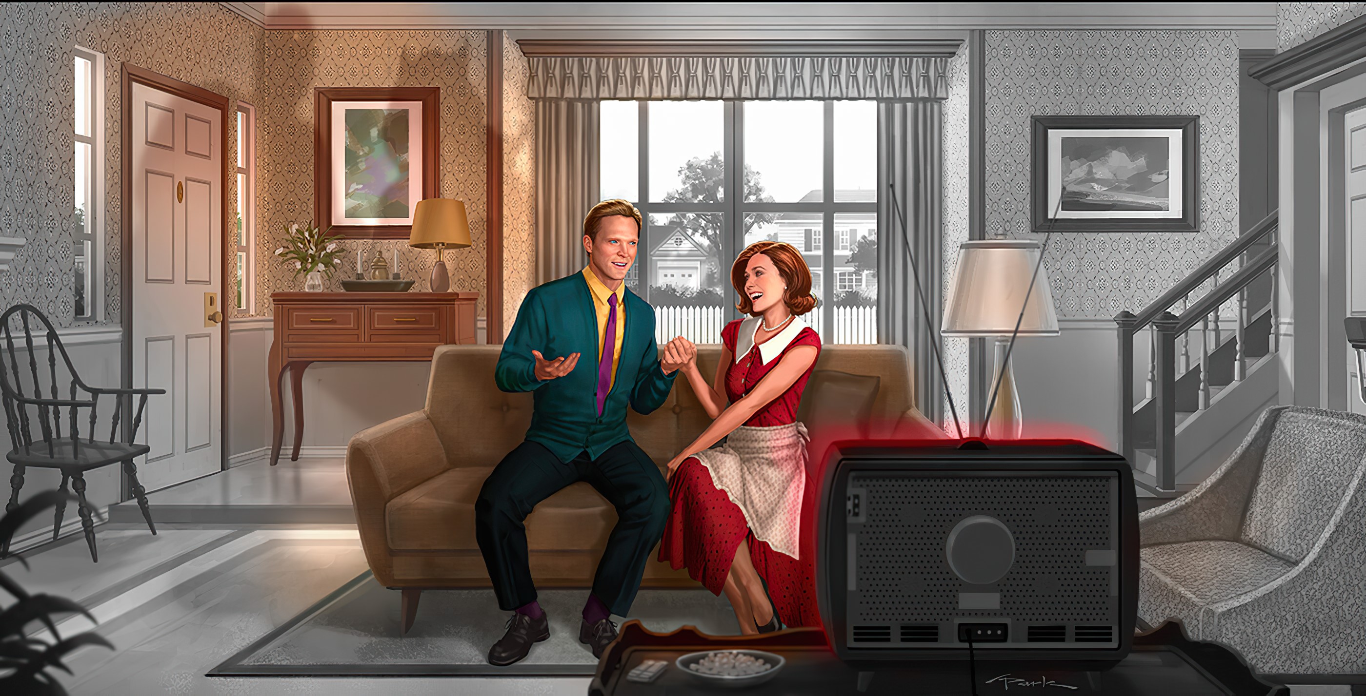 wanda vision, tv shows, hd, artstation, HD Wallpaper