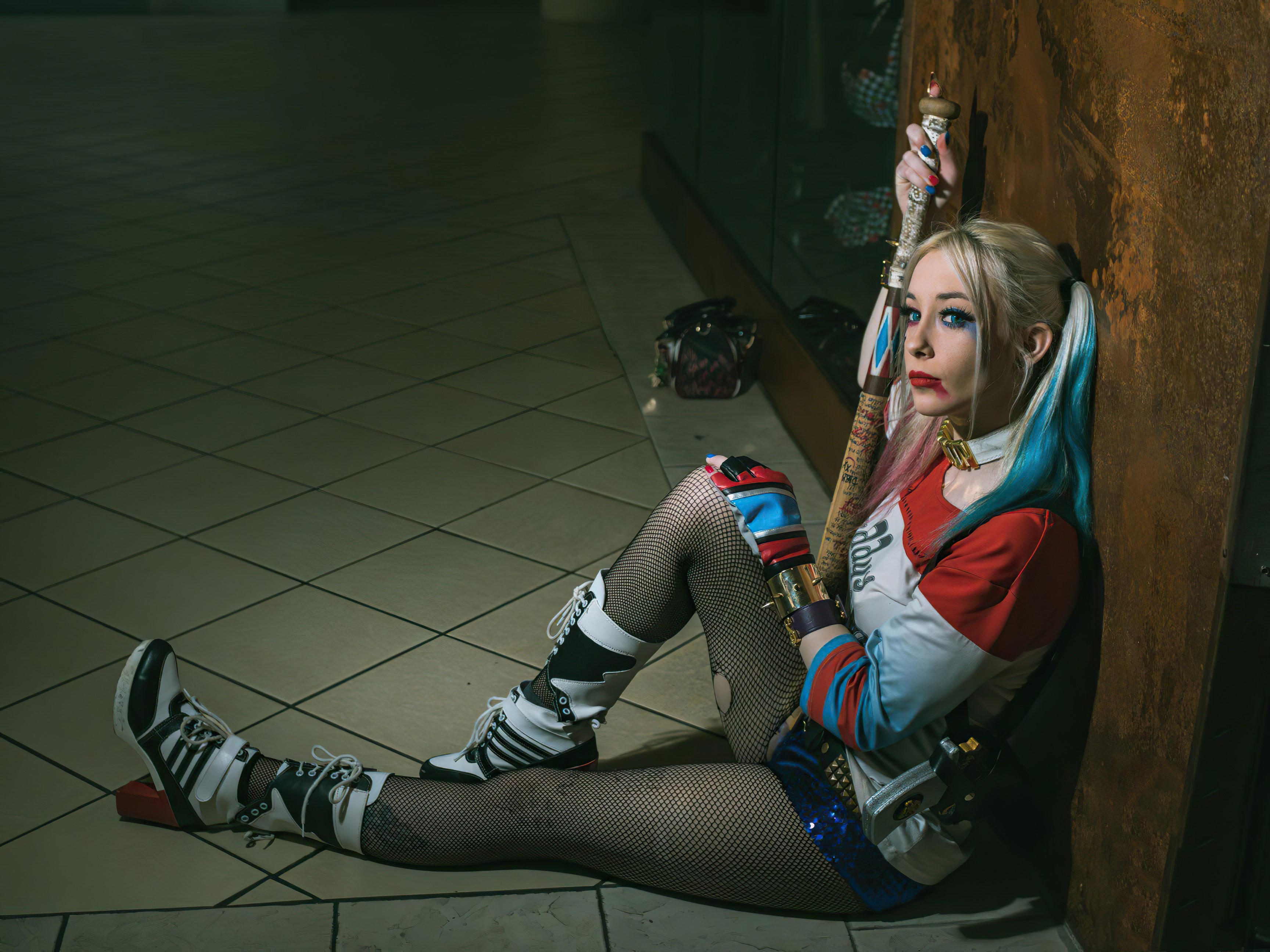 harley quinn, superheroes, cosplay, hd, 4k, HD Wallpaper