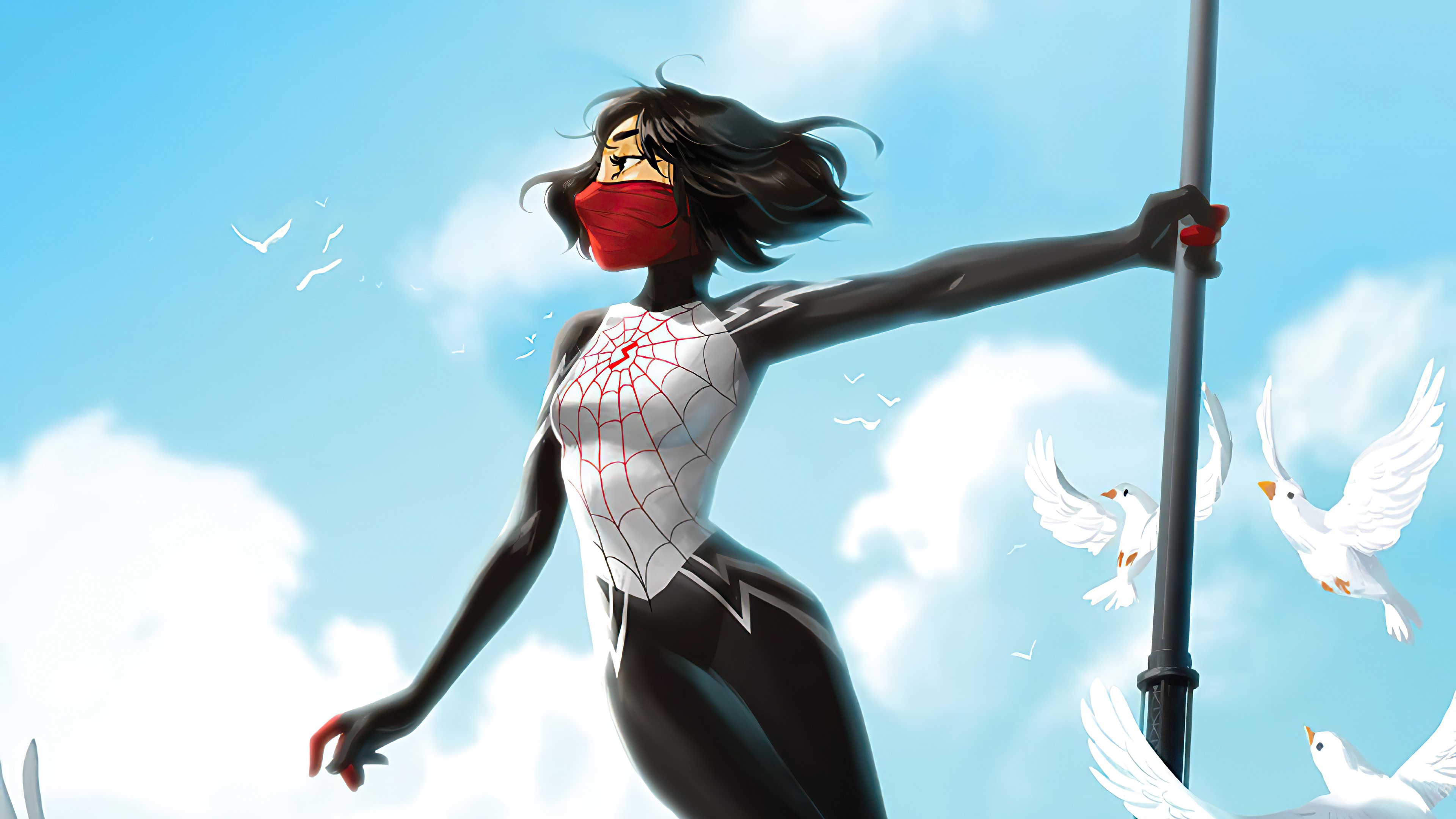 silk, superheroes, artwork, hd, 4k, HD Wallpaper