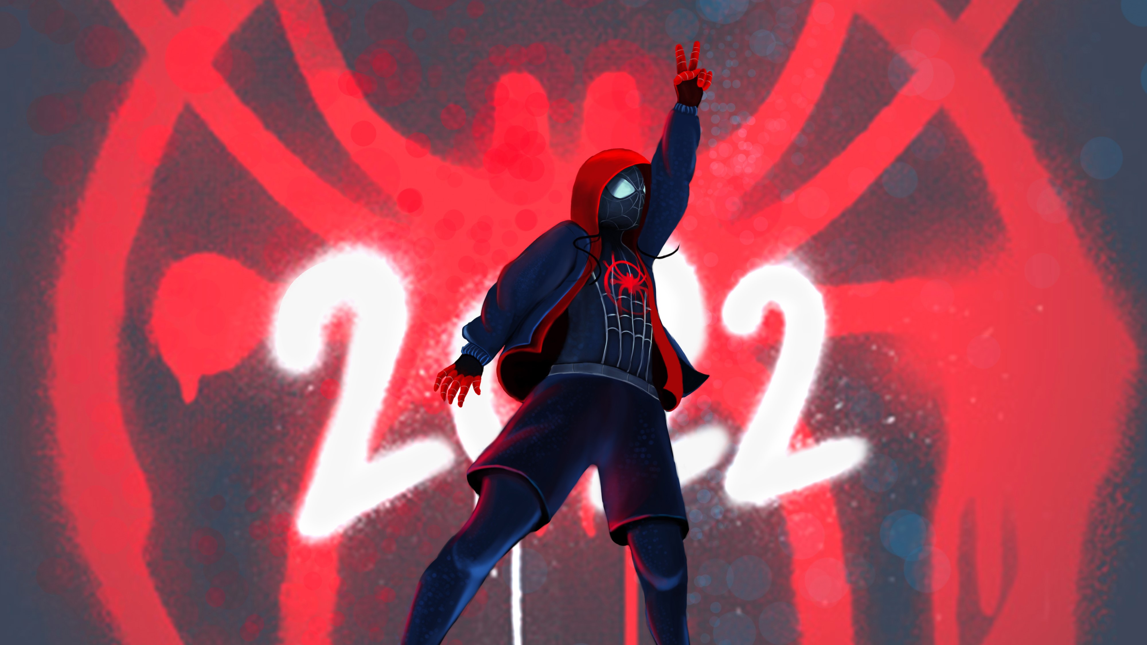 spiderman into the spider verse 2, 2022 movies, superheroes, movies, 4k, spiderman, animated movies, hd, artwork, artist, digital art, HD Wallpaper