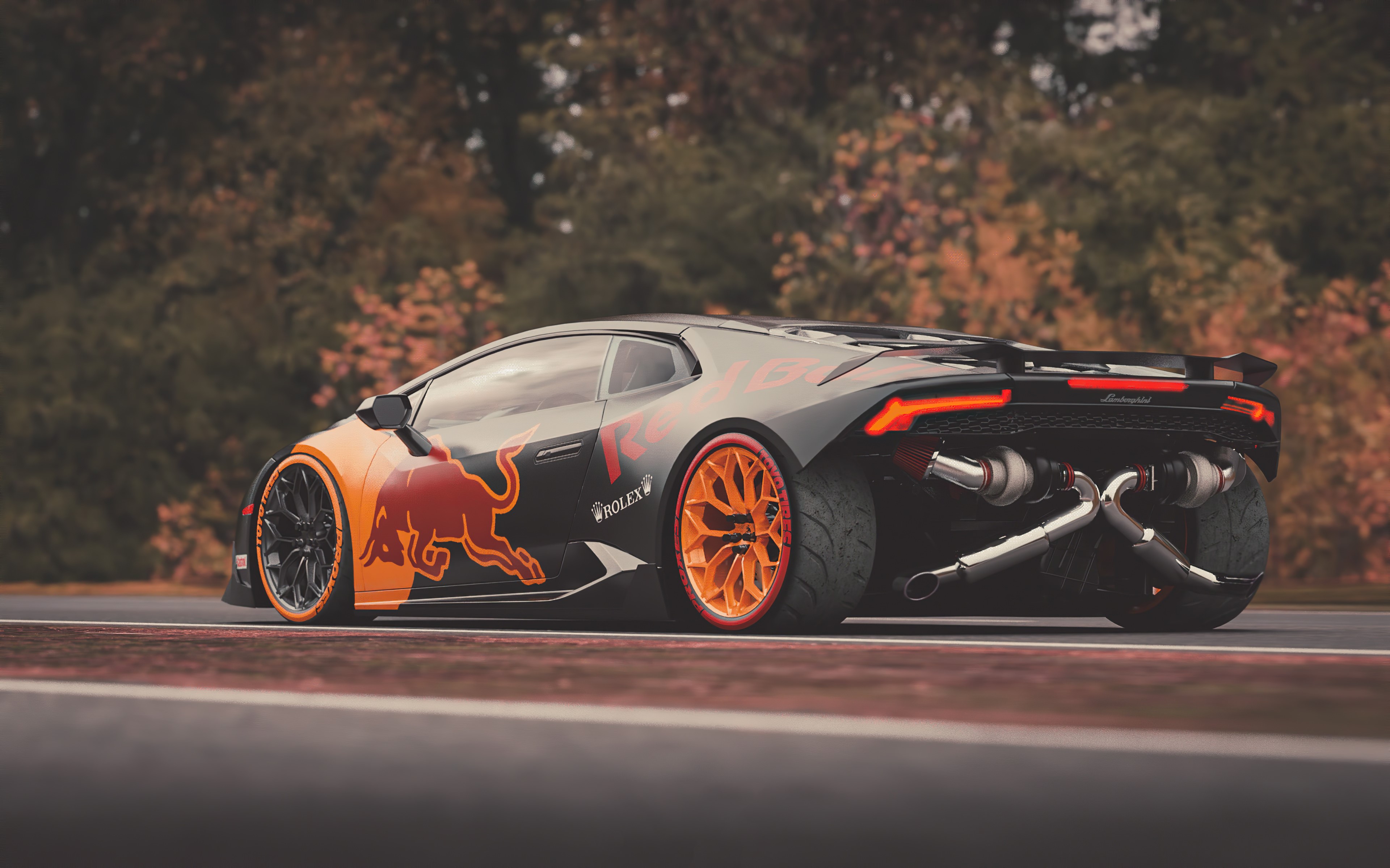 lamborghini huracan, lamborghini, cars, hd, 4k, behance, HD Wallpaper
